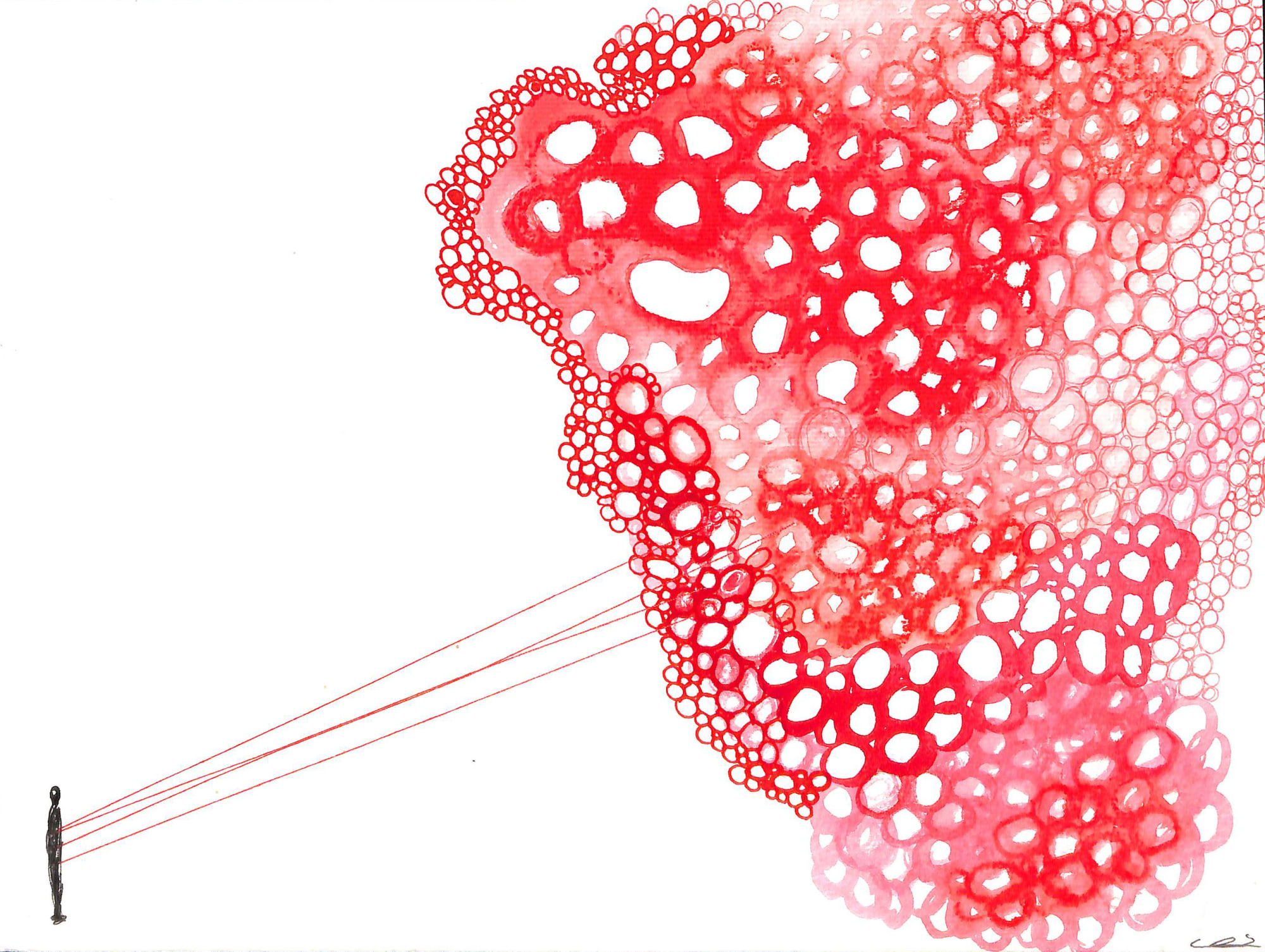 Chiharu Shiota, Connected to the Universe (6), 2023