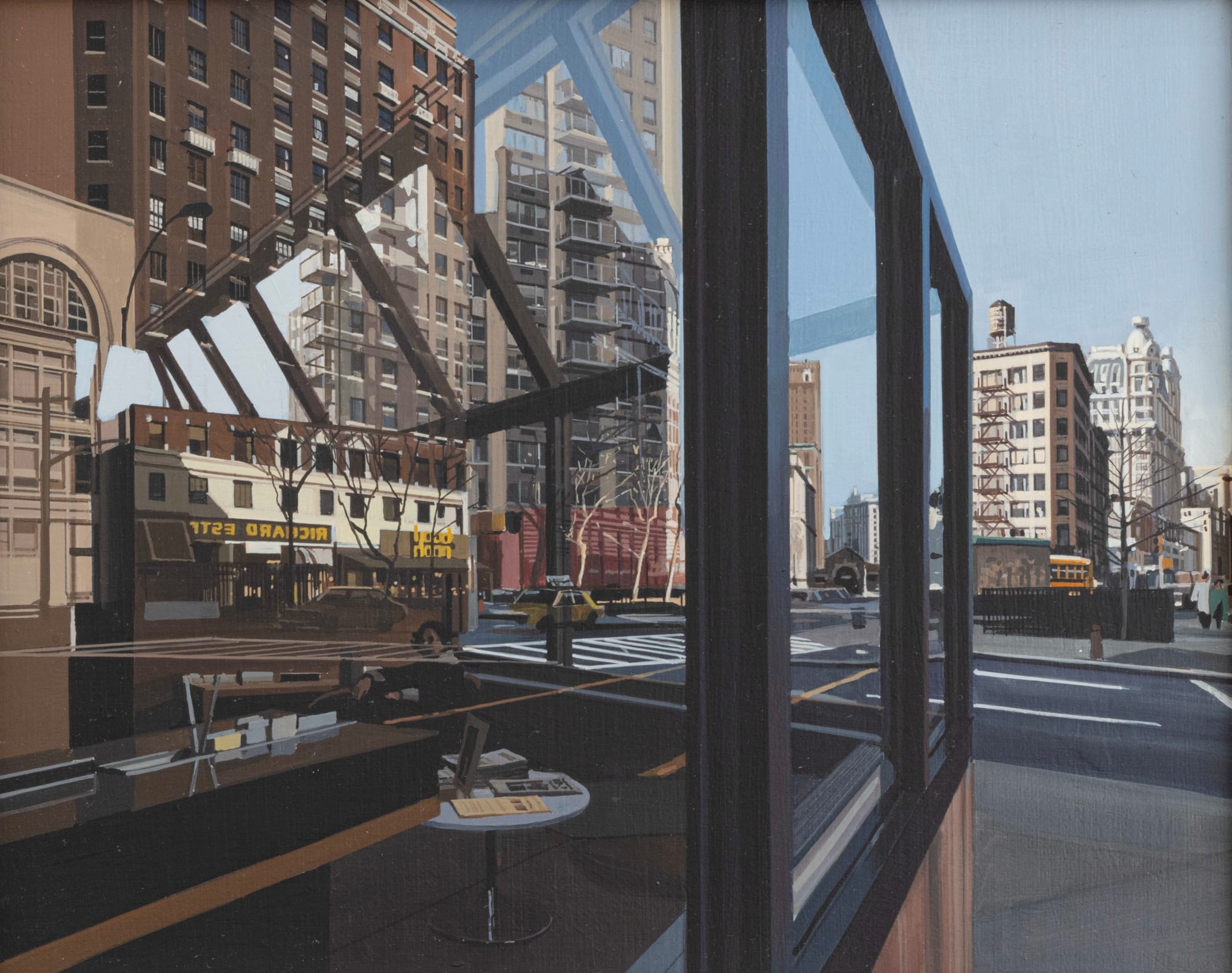 Richard Estes, Bagel Nosh, 1992