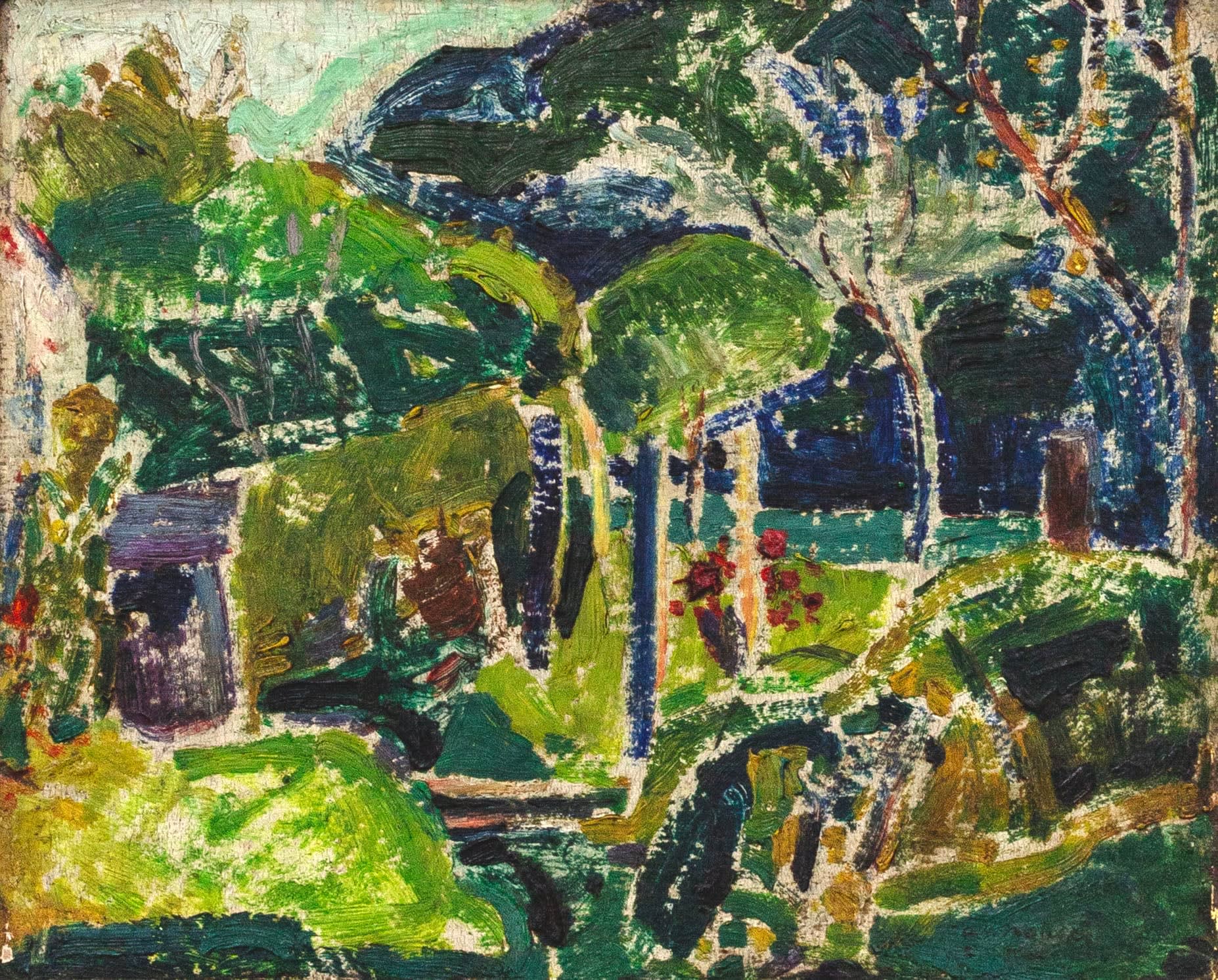 Alfred Maurer, Landscape, c. 1907-1910