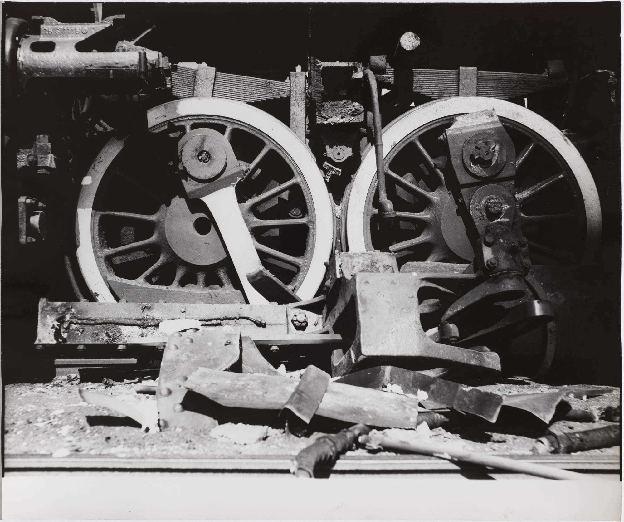 Ralston Crawford, Railyard Duluth, Minnesota, 1961