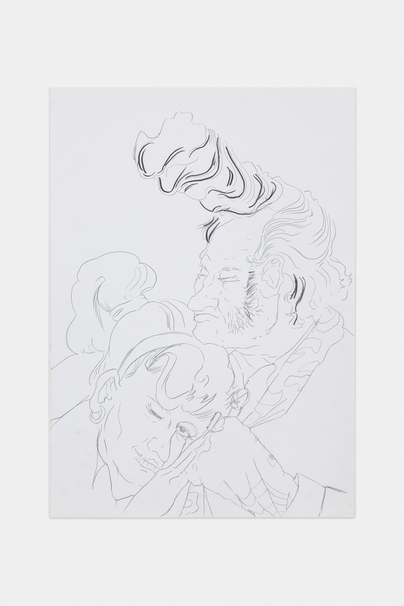 Peter Waechtler Sans titre crayon et crayon de couleur sur papier 59,4 x 42 cm