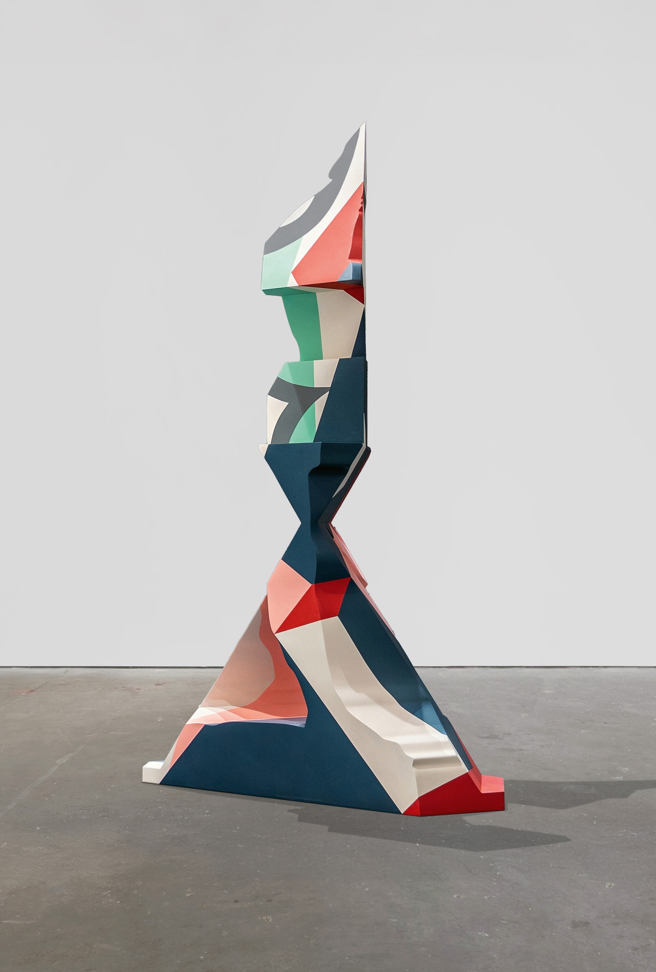 Hornby Tantra, The Broken Monument in Chinese Blue, Hague Blue, Archive, Railings, Cornforth, Bubblicious and Firefly Red, 2012