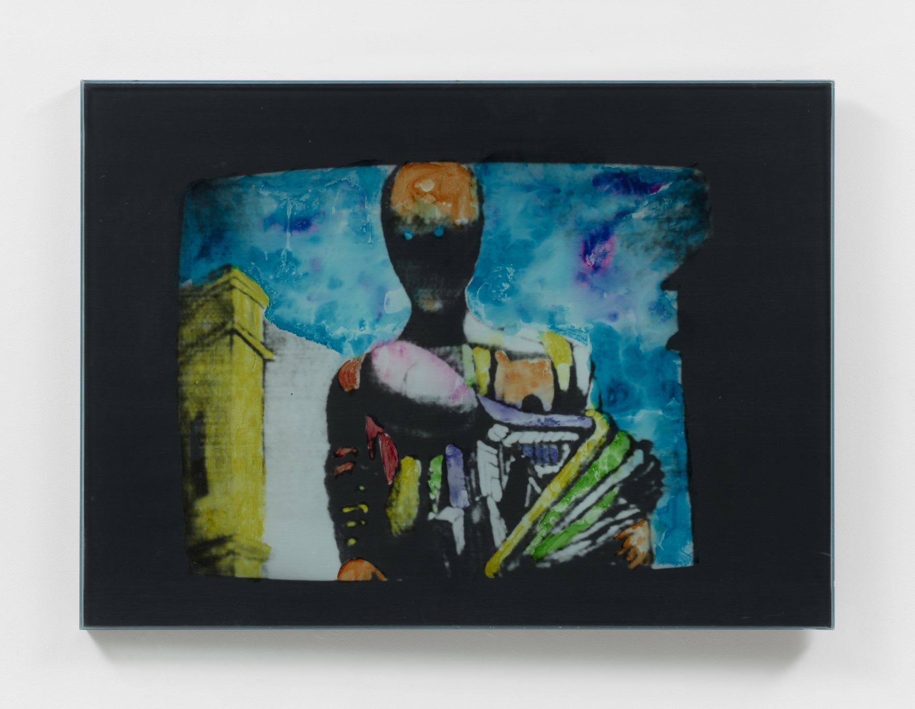 Mario Schifano, Untitled, (Ore 22:15 maestro italiano del 1900 - Omaggio a de Chirico / 10:15 p.m., Italian Masters of the 1900 - Homage to de Chirico), 1974 - 1978