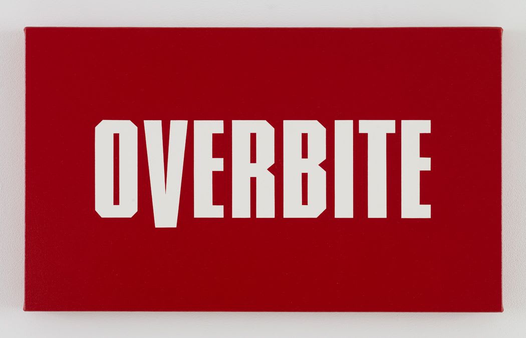 Kay Rosen, Overbite, 2008