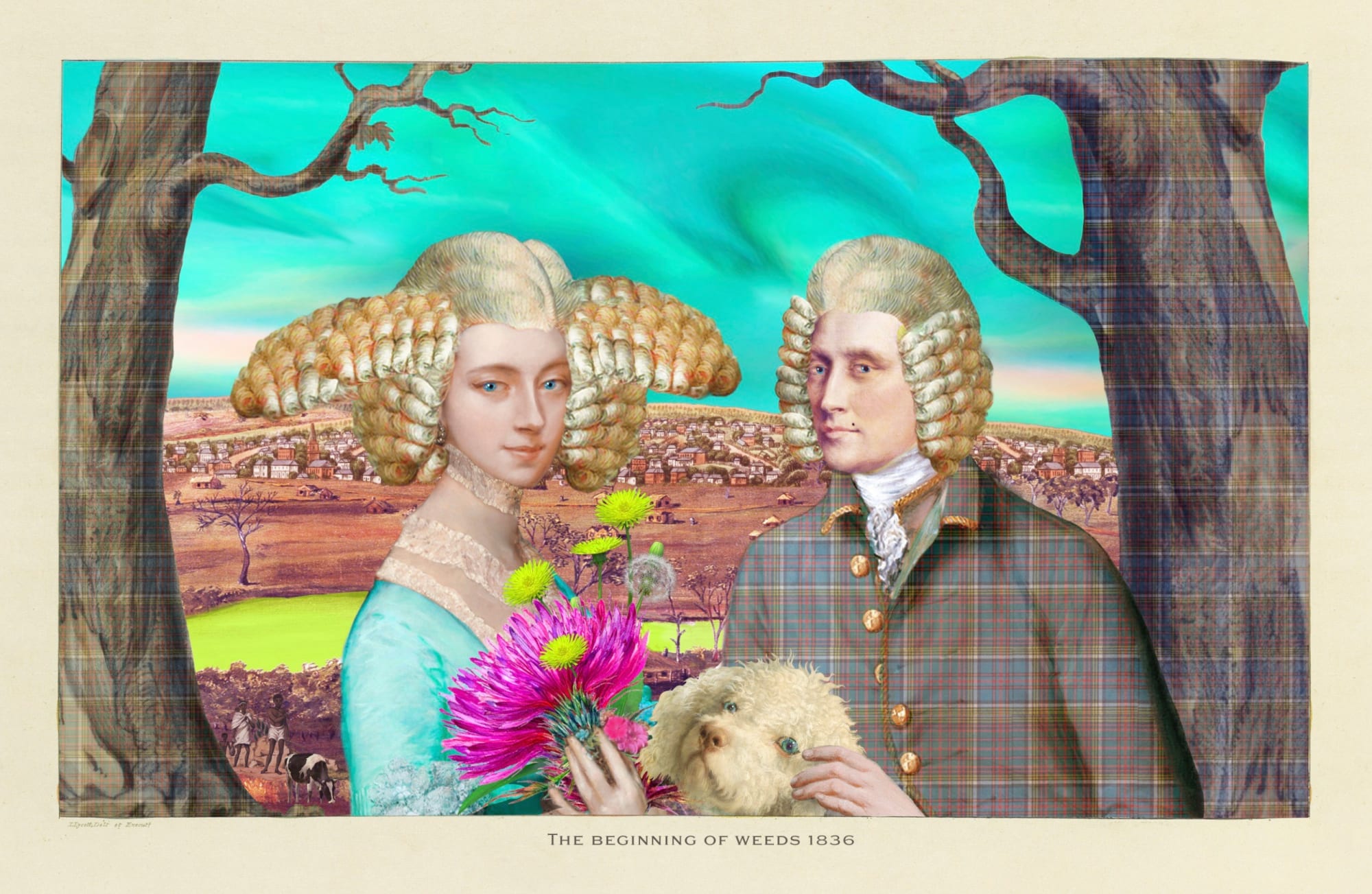 Joan Ross, The beginning of weeds 1836, 2024 | N.Smith Gallery