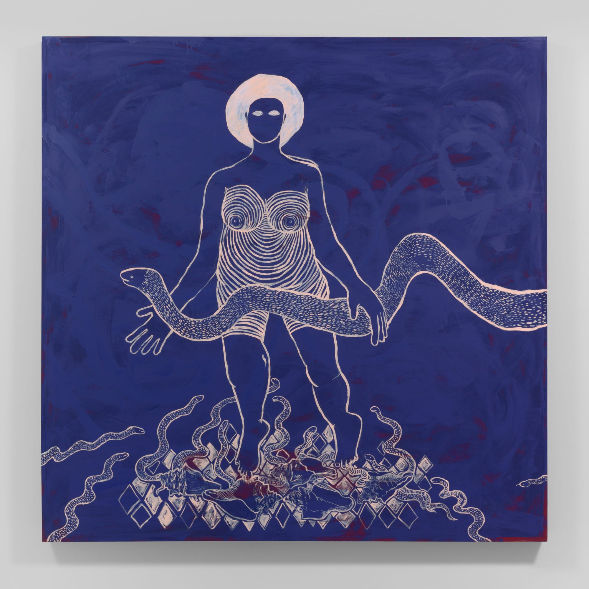 Alberta Whittle, Out of the chalk outline, she arises, 2022