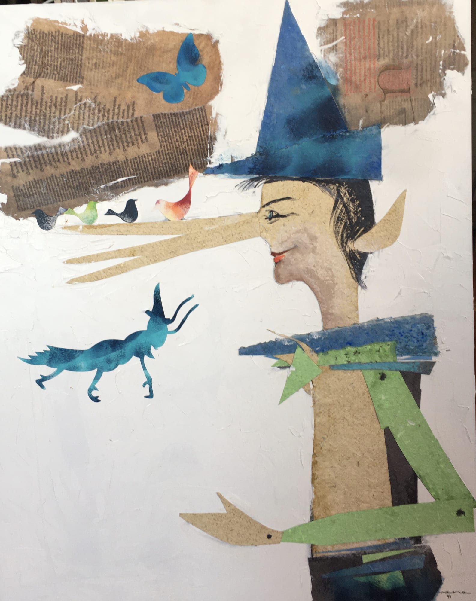 Antonio Nocera, Pinocchio e il Grillo, 2021