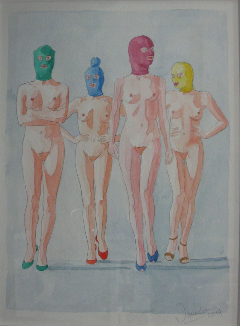 Giuseppe Veneziano, Pussy Riot, 2014