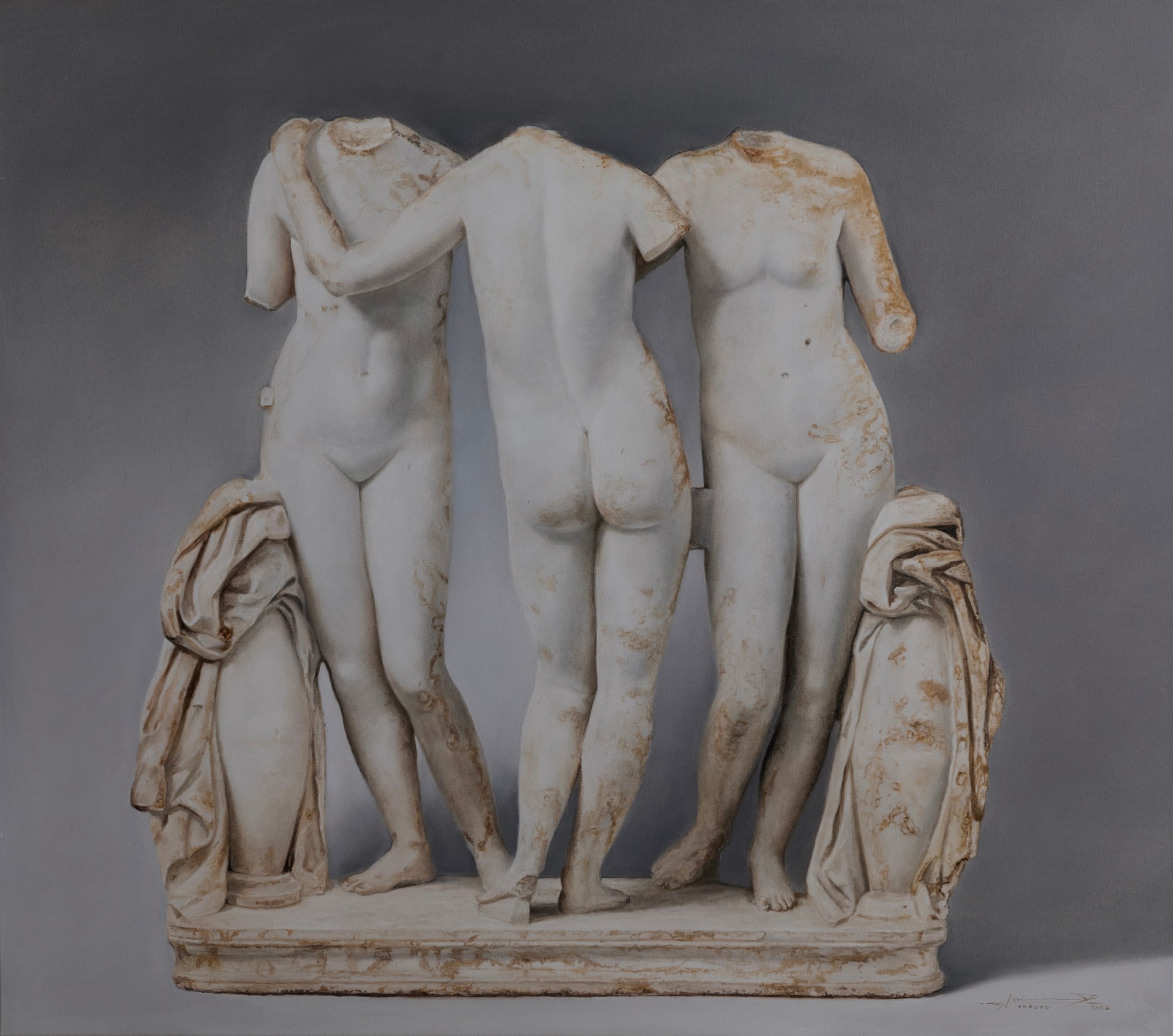 José Yaruro, Le tre grazie - La grazia della gratitudine, 2023