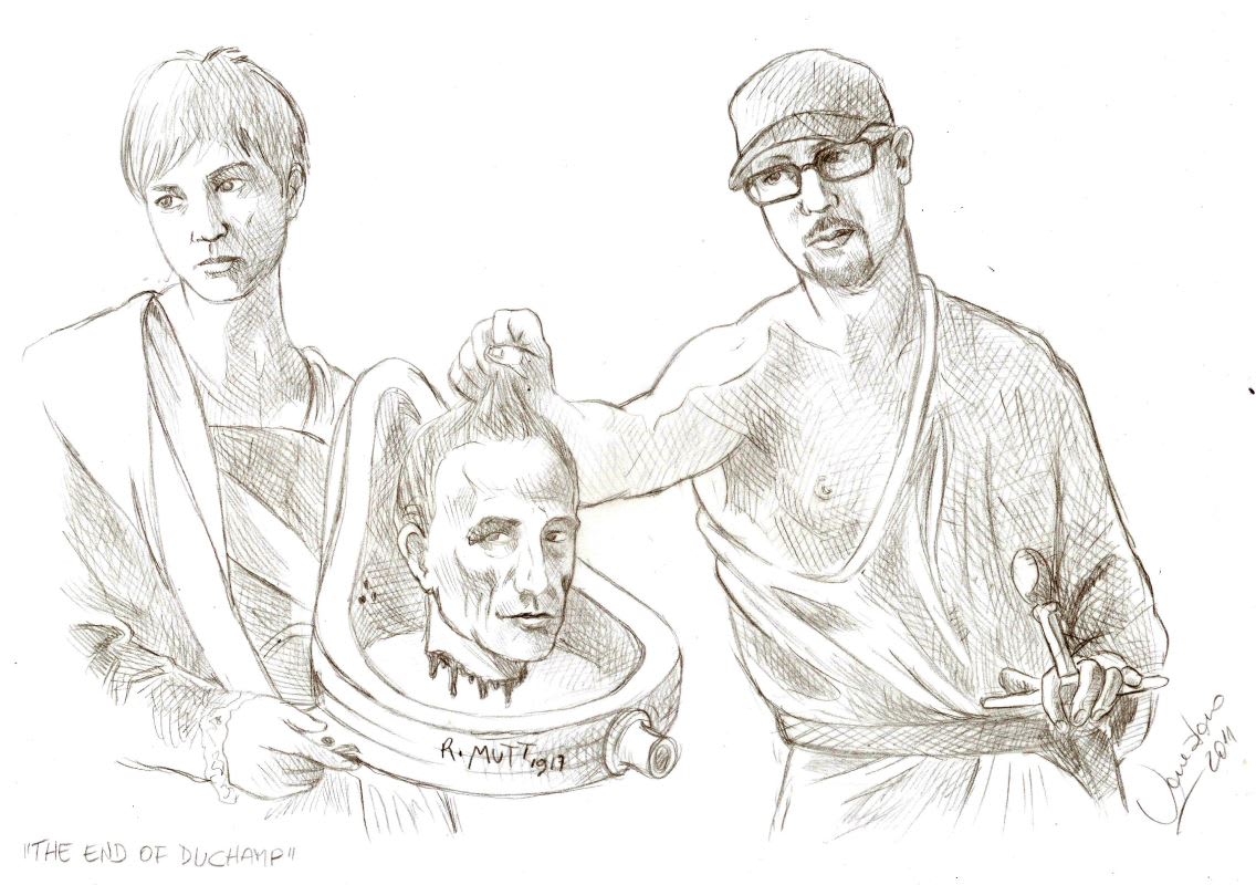 Giuseppe Veneziano, The End of Duchamp, 2011
