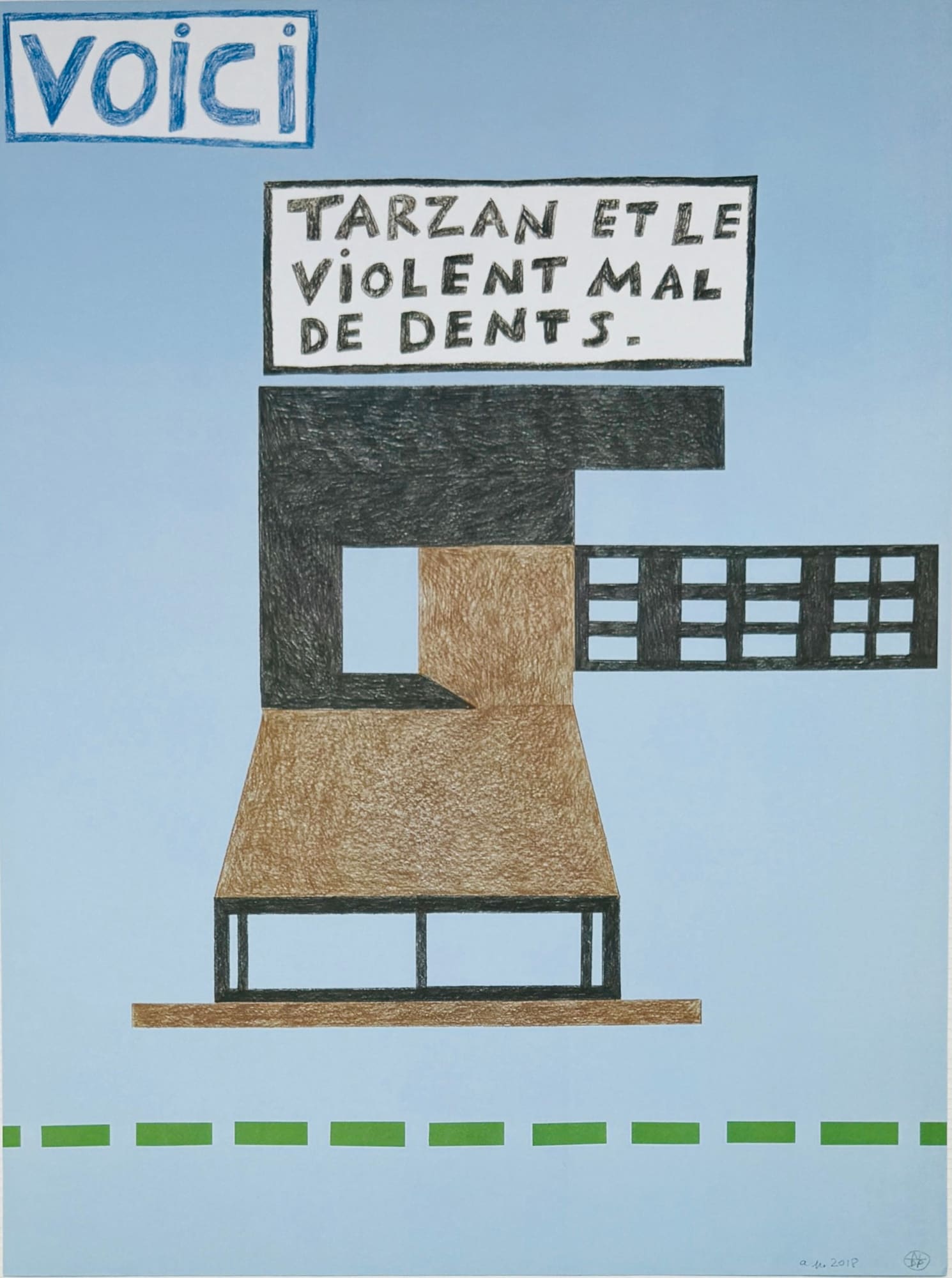 Nathalie Du Pasquier, Manifesto Voici Tarzan, 2018