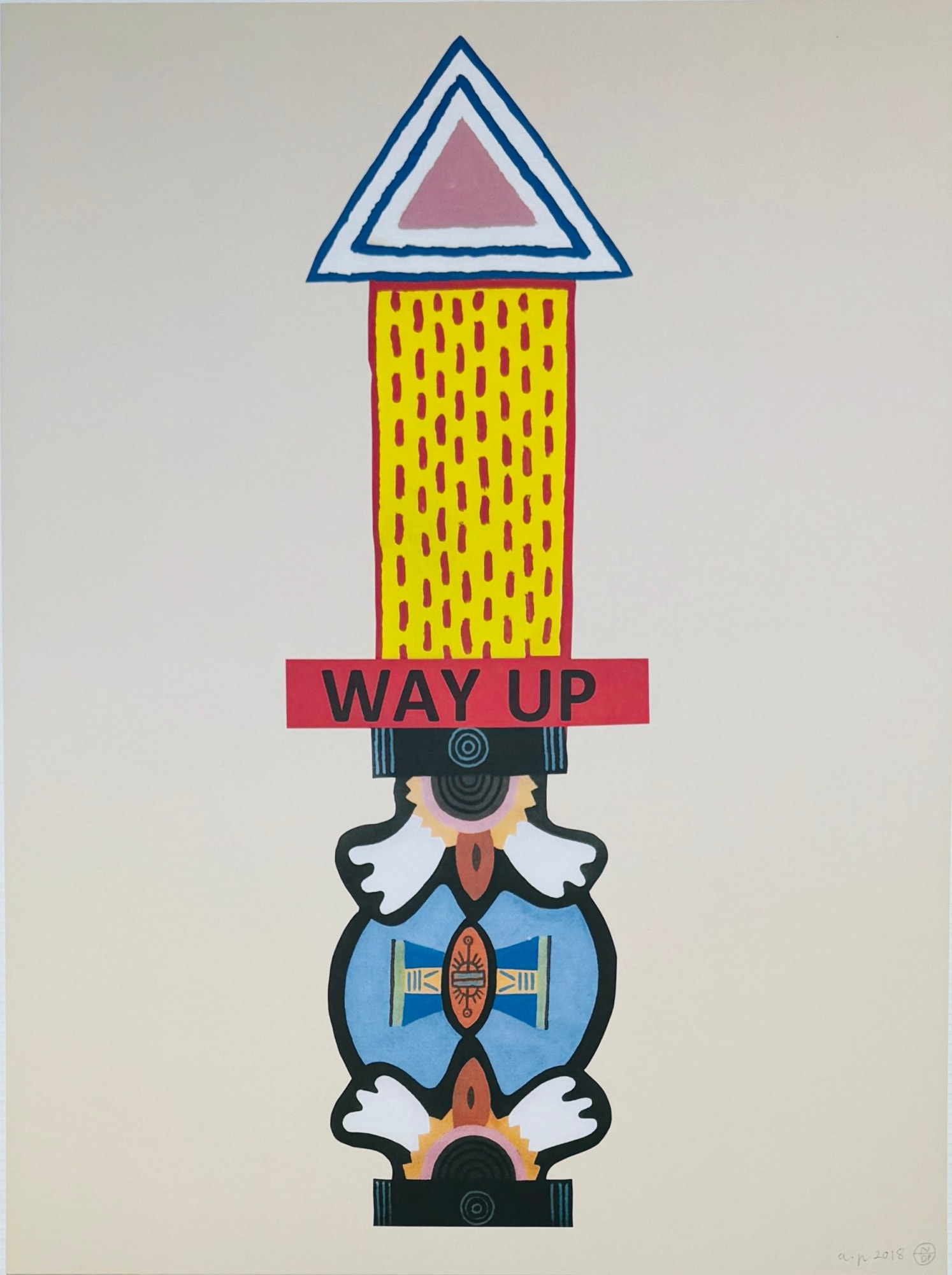 Nathalie Du Pasquier, Manifesto Way Up, 2018