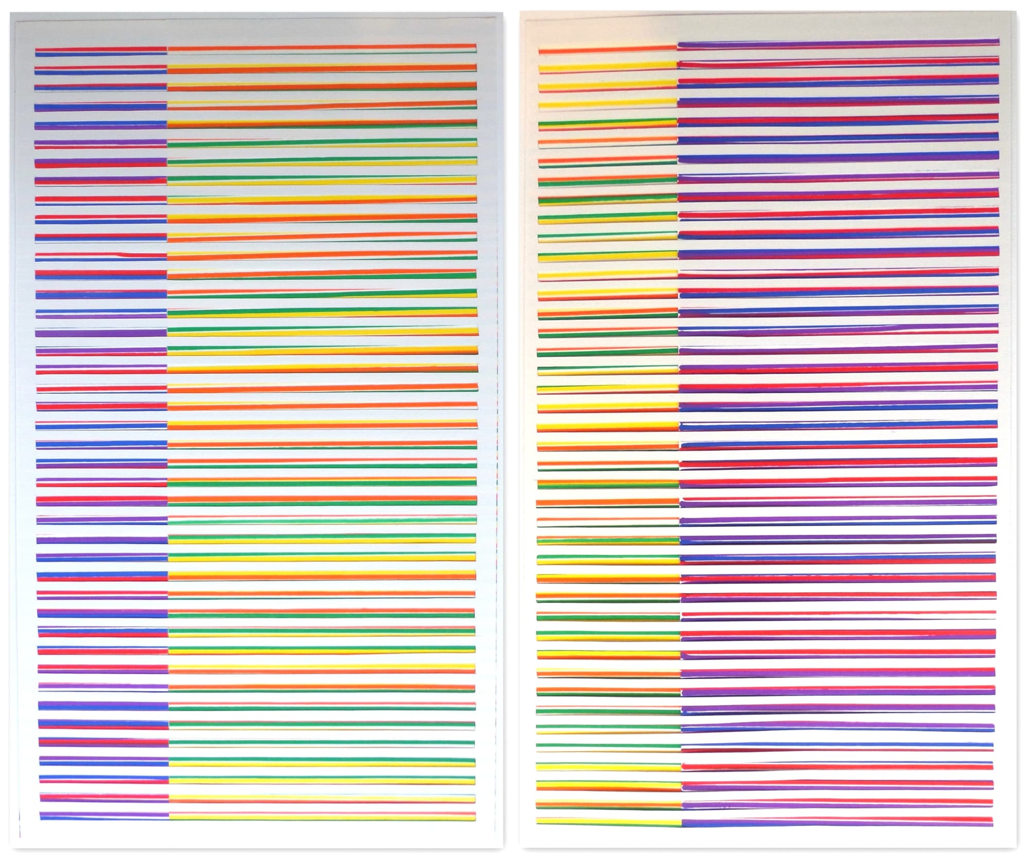 Carole RIVALIN, Sans titre 1 - diptyque, 2016