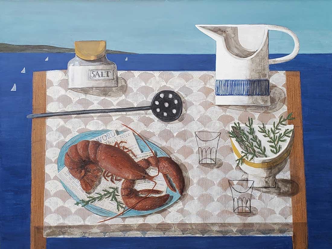 Astrid Trügg, Lobster with Sea Salt and Samphire