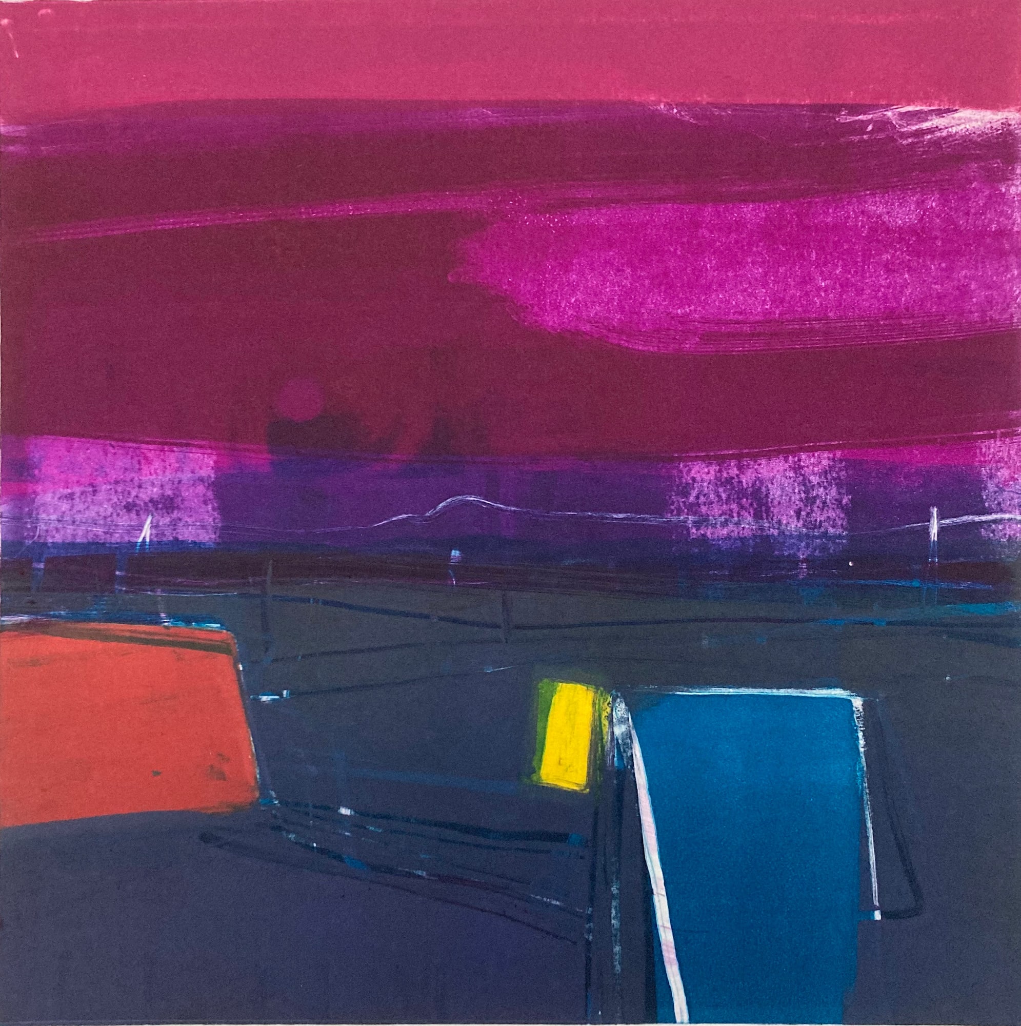 Barbara Rae CBE RA, Night Field