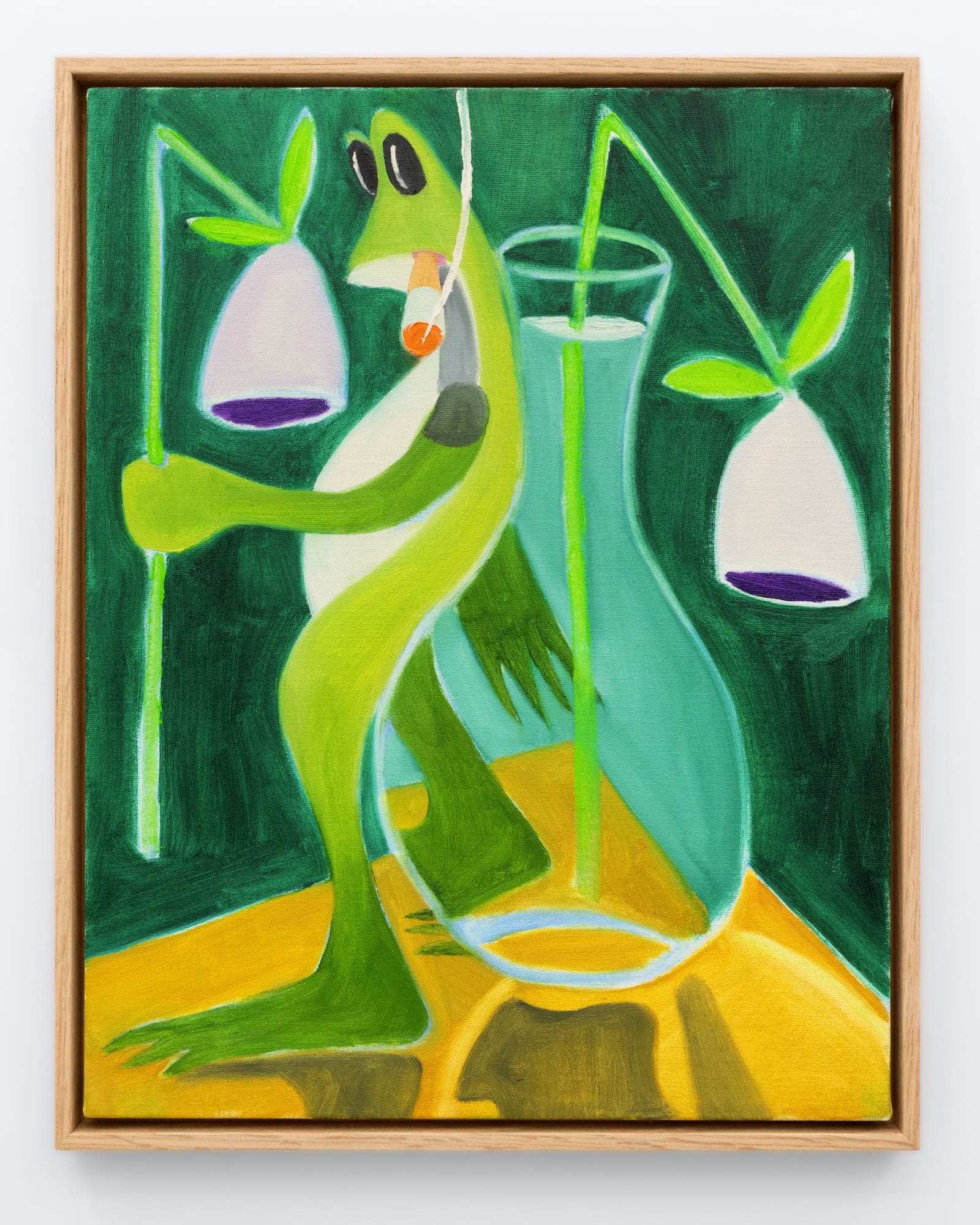 Keith Boadwee, L7 (Green On Green), 2021