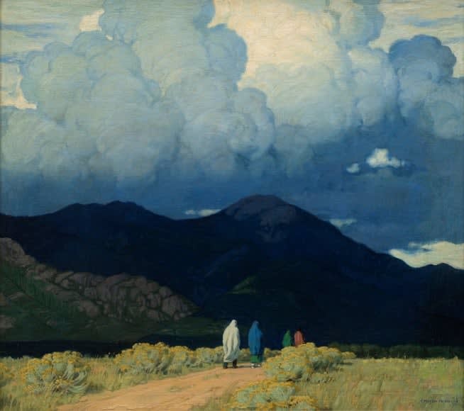 E. Martin Hennings, Going Home, c. 1945