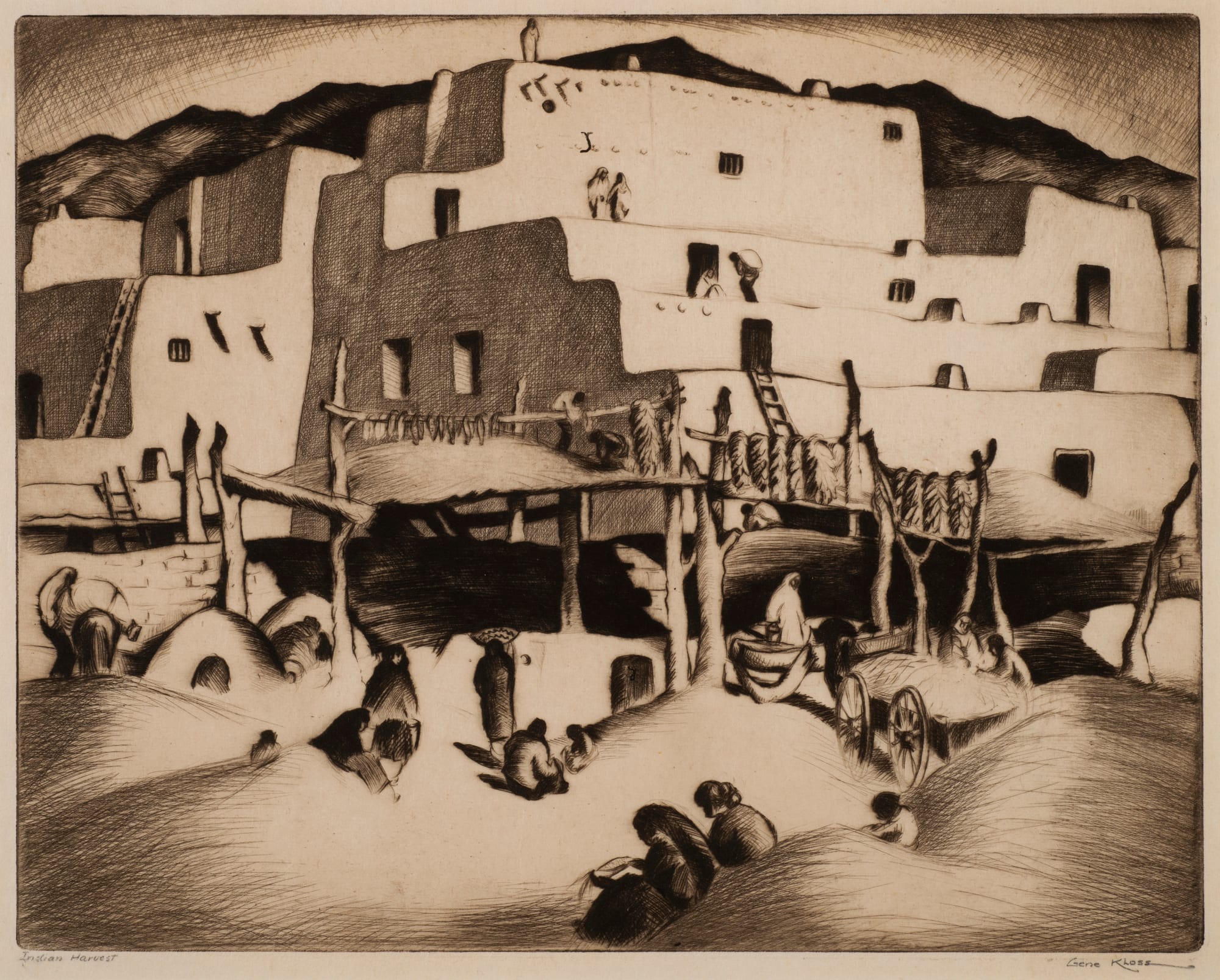 Gene Kloss, Indian Harvest, d. 1934