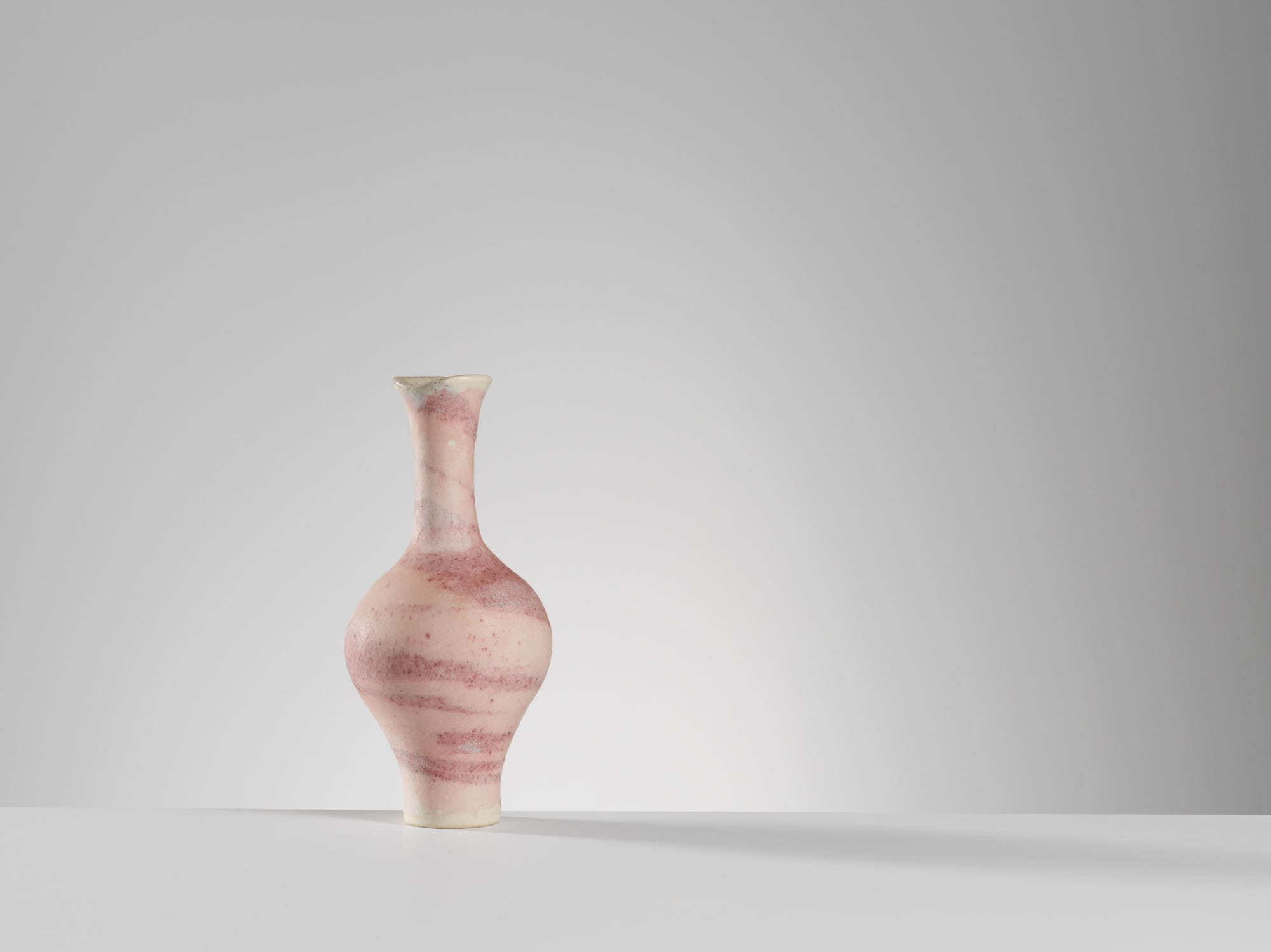 Lucie Rie, Pink Spiral Vase, c. 1978-9