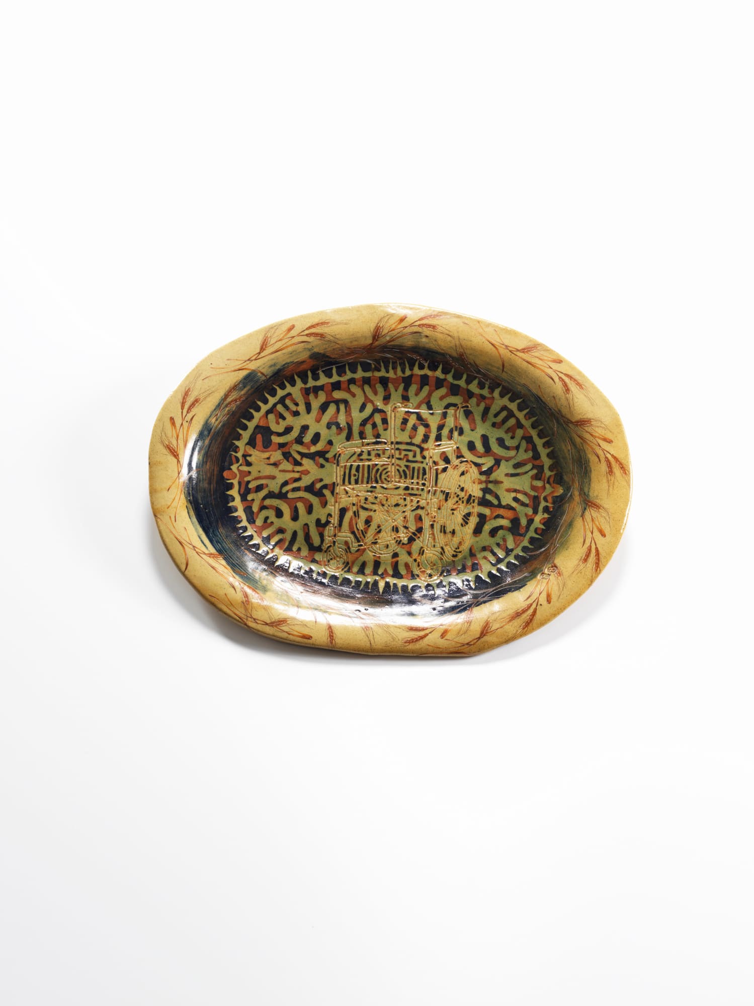 Grayson Perry, Oval Dish, 1988
