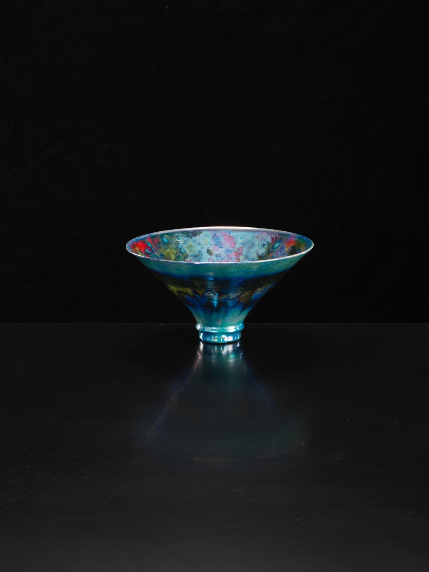 Sutton Taylor, Flared Bowl with Blues, 2018