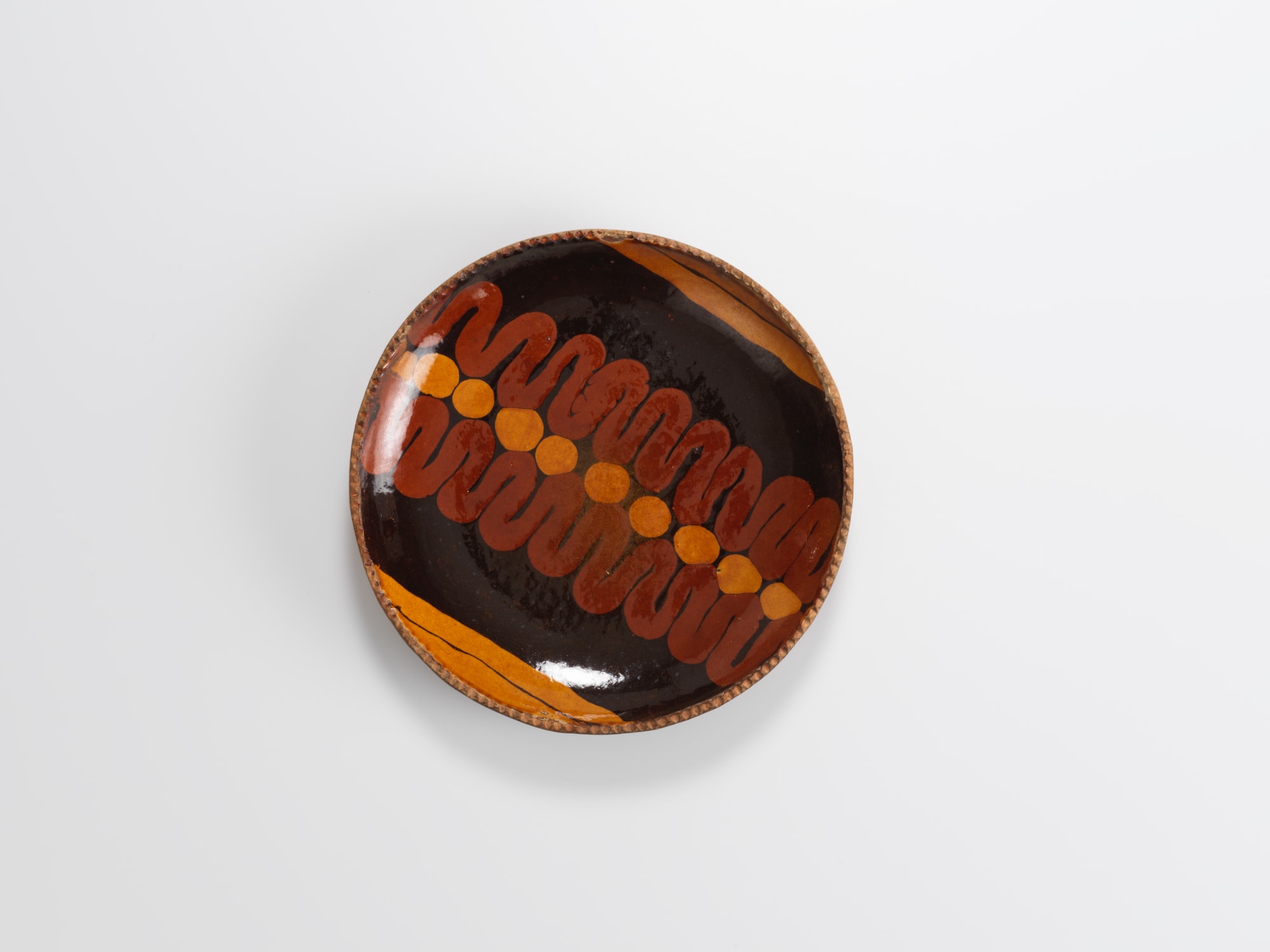 Bernard Leach, Slip Trailed Plate