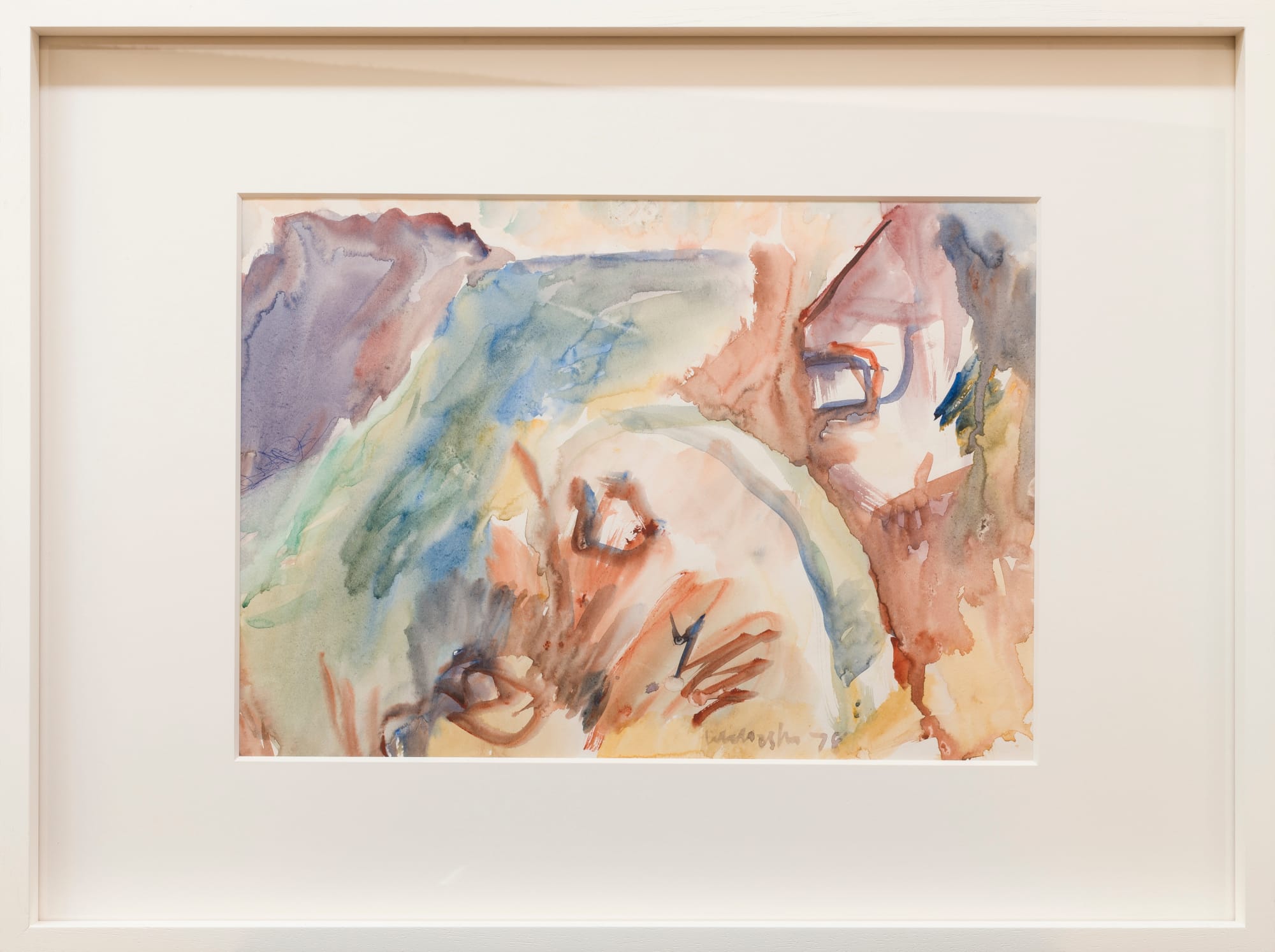 Toss Woollaston, View of Kapiti at Raumati South, 1978