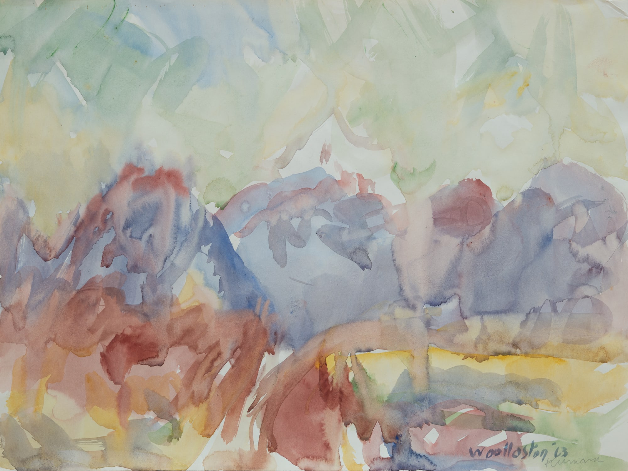 Mountford Tosswill Woollaston, Taratama - Snowy, 1963