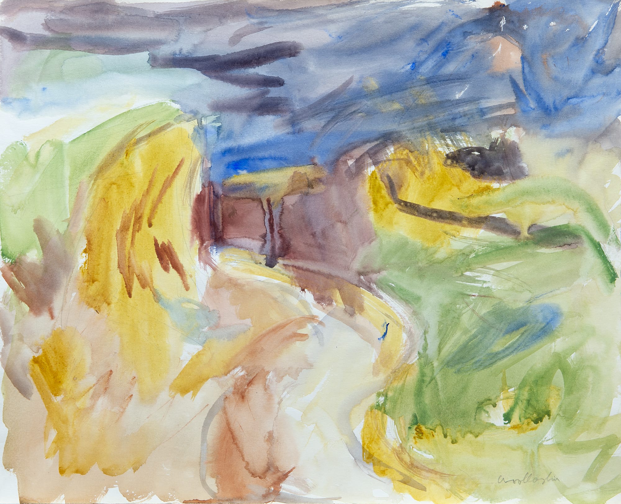 Mountford Tosswill Woollaston, Road Cutting, Glenroy, 1963