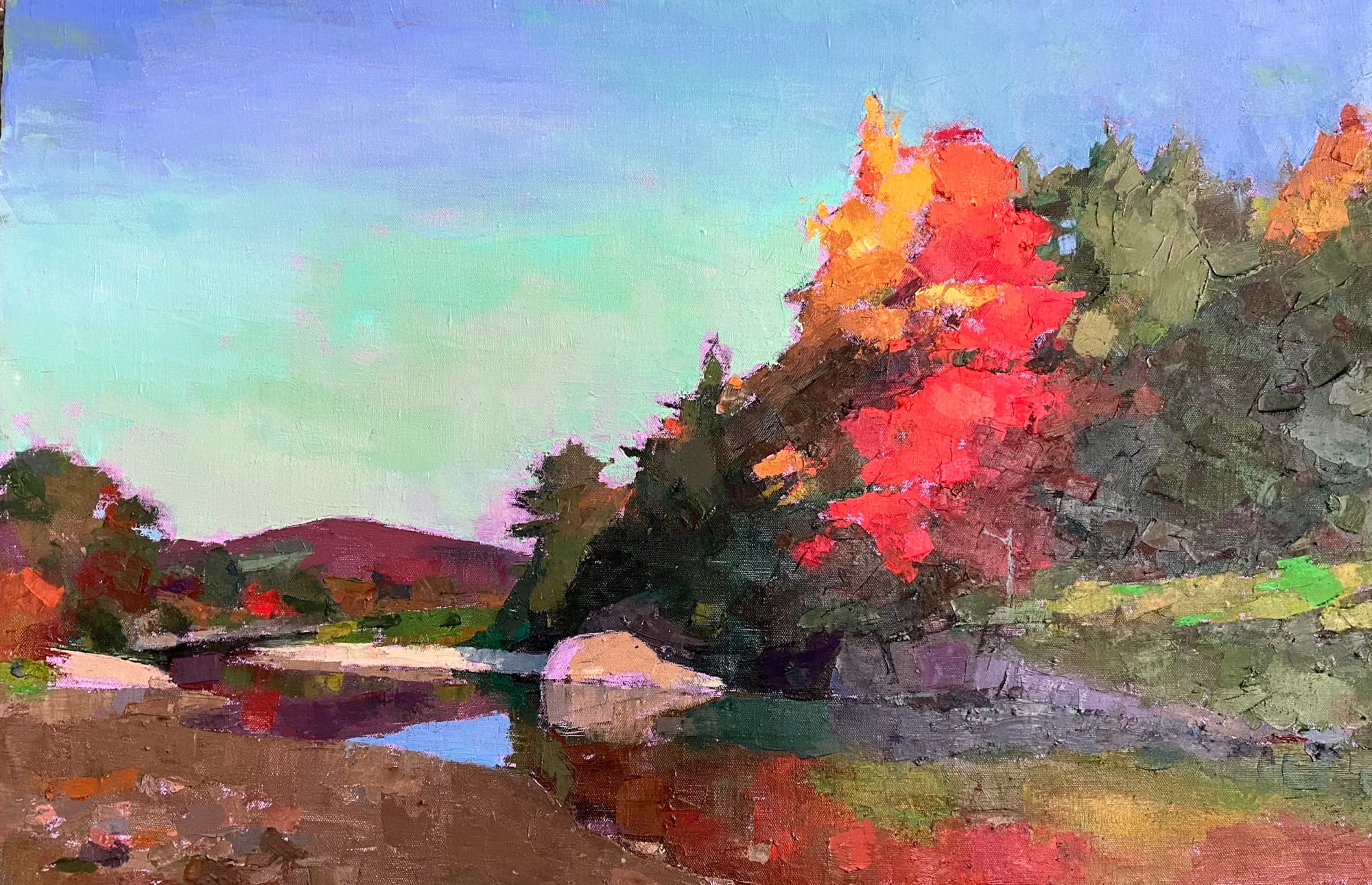 Larry Horowitz, Vermillion Tree, 2024