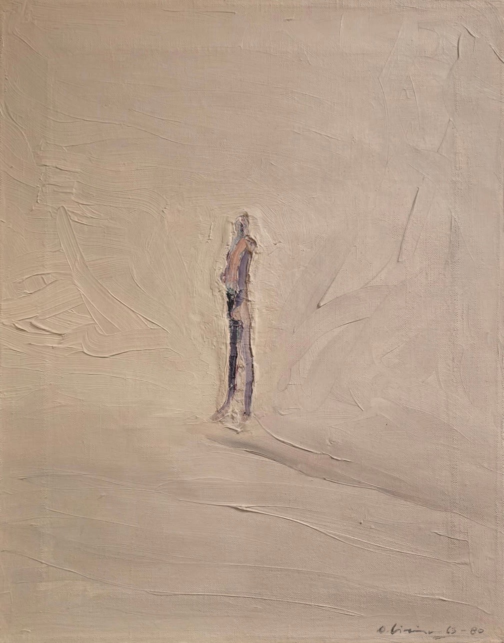 Nathan Oliveira, Figure and White, 1963-1980