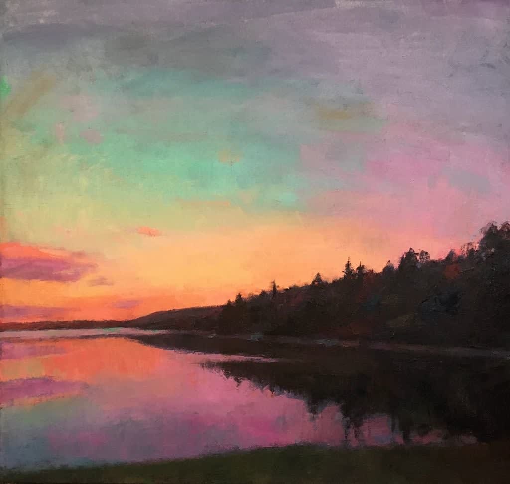 Larry Horowitz, Dusk on North Lake, 2023