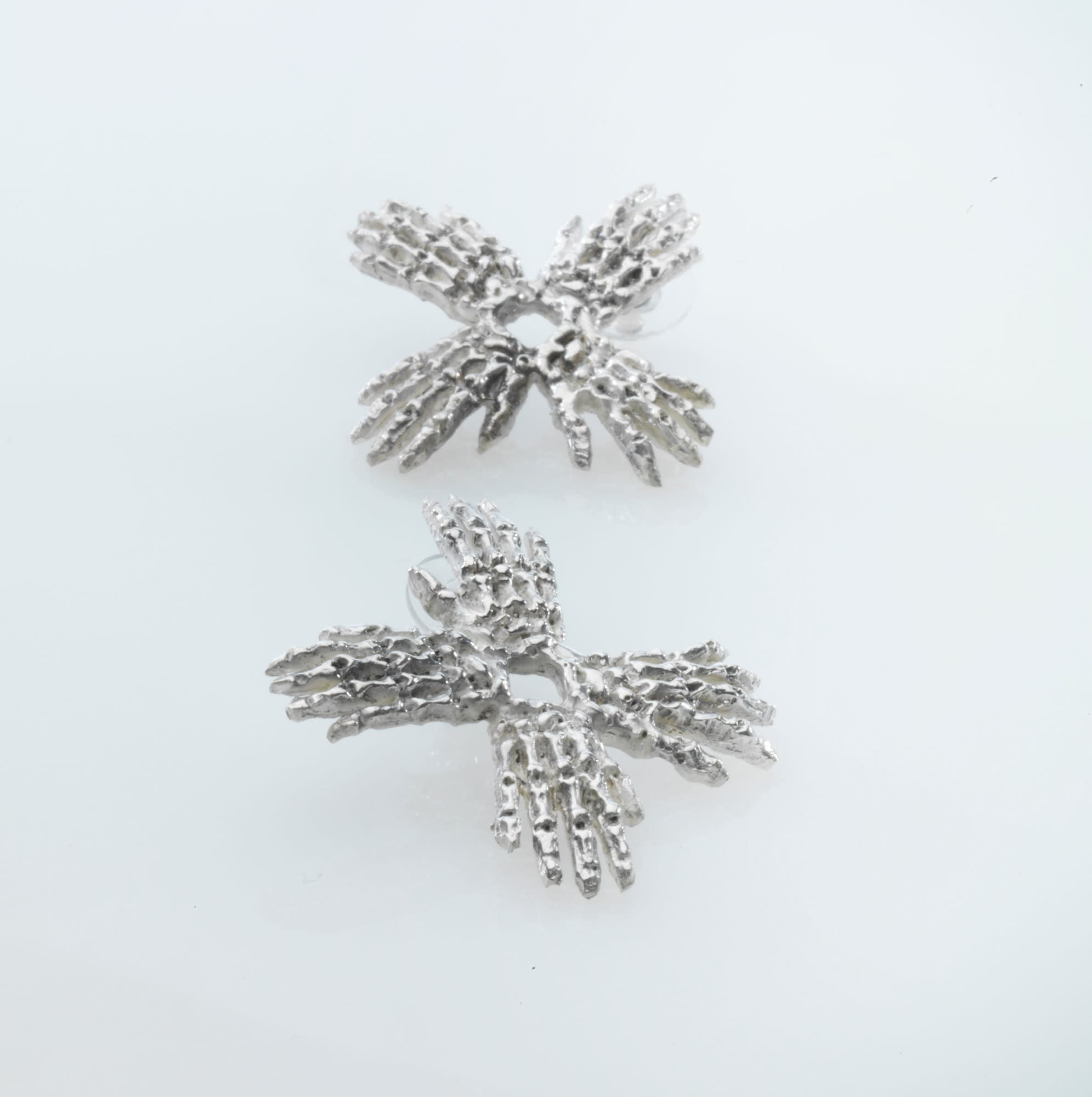 Steve Gregory, Circle Hands Earrings, 2012