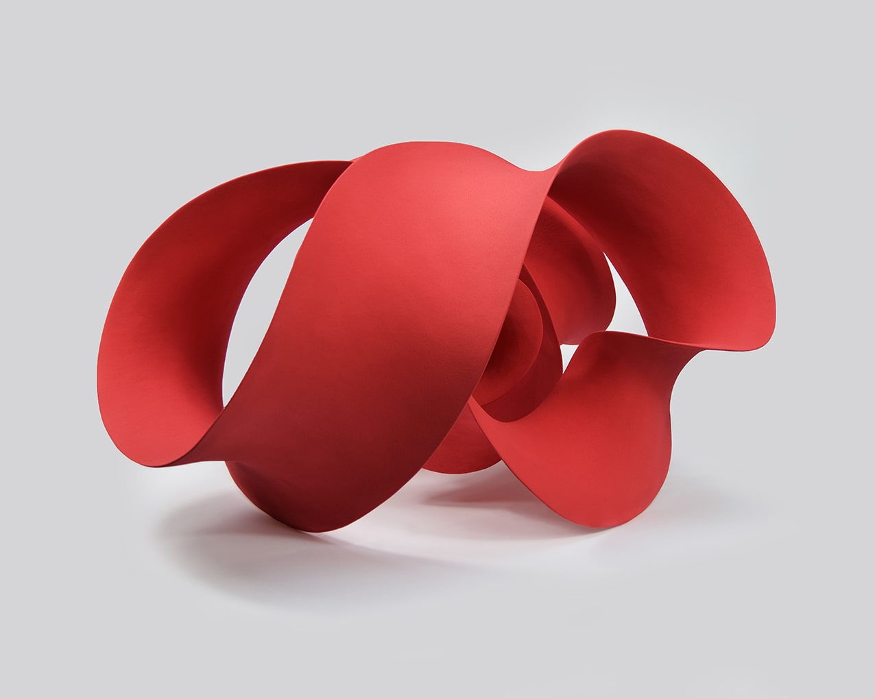 Merete Rasmussen, Quadruple Twisted Red, 2020
