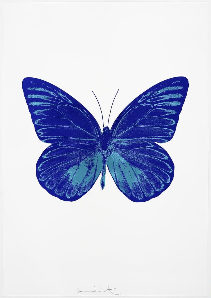 Damien Hirst, The Souls I - Westminster Blue/Topaz, 2010
