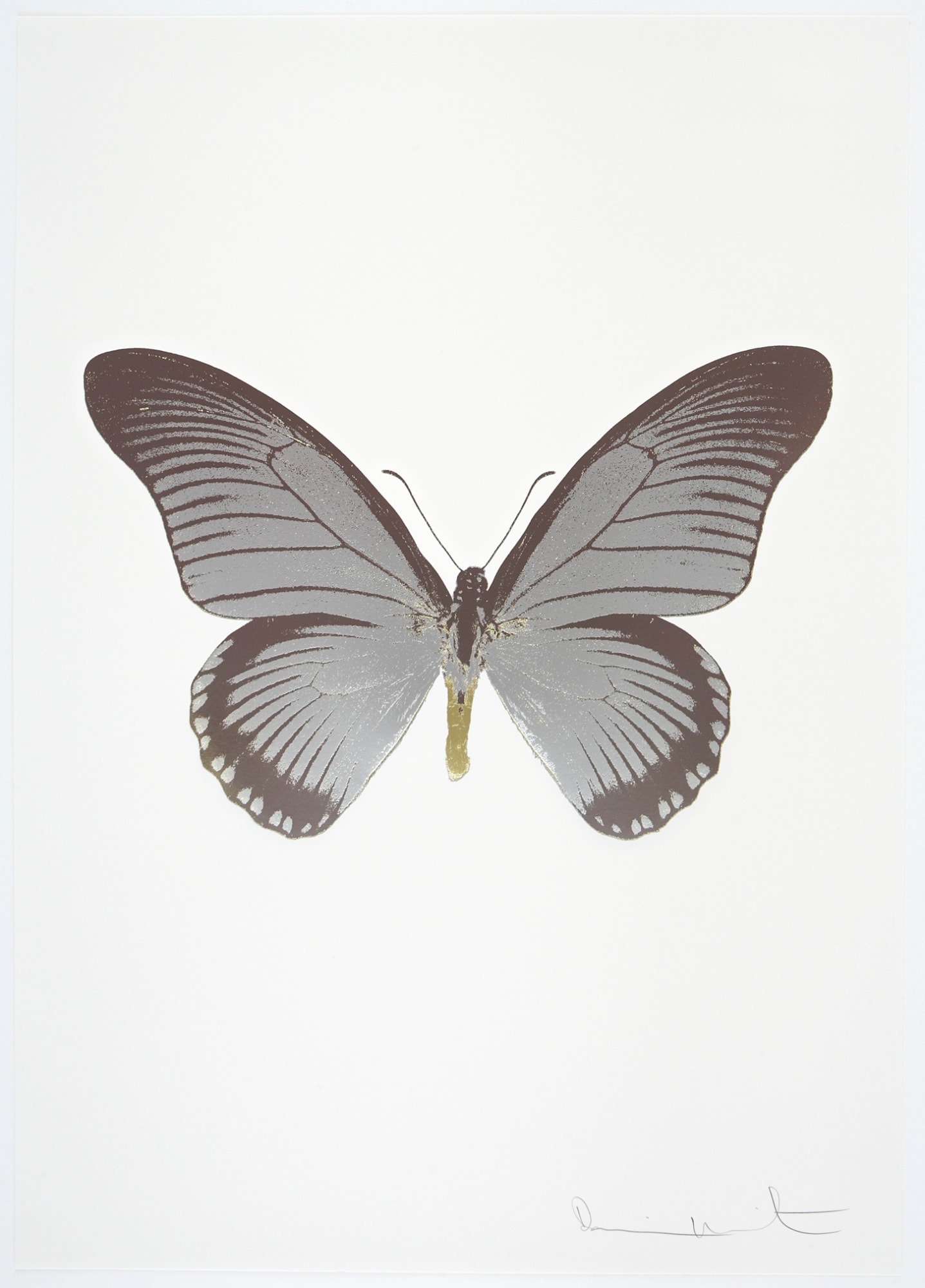 Damien Hirst, The Souls IV - Silver Gloss/Gunmetal/Cool Gold, 2010