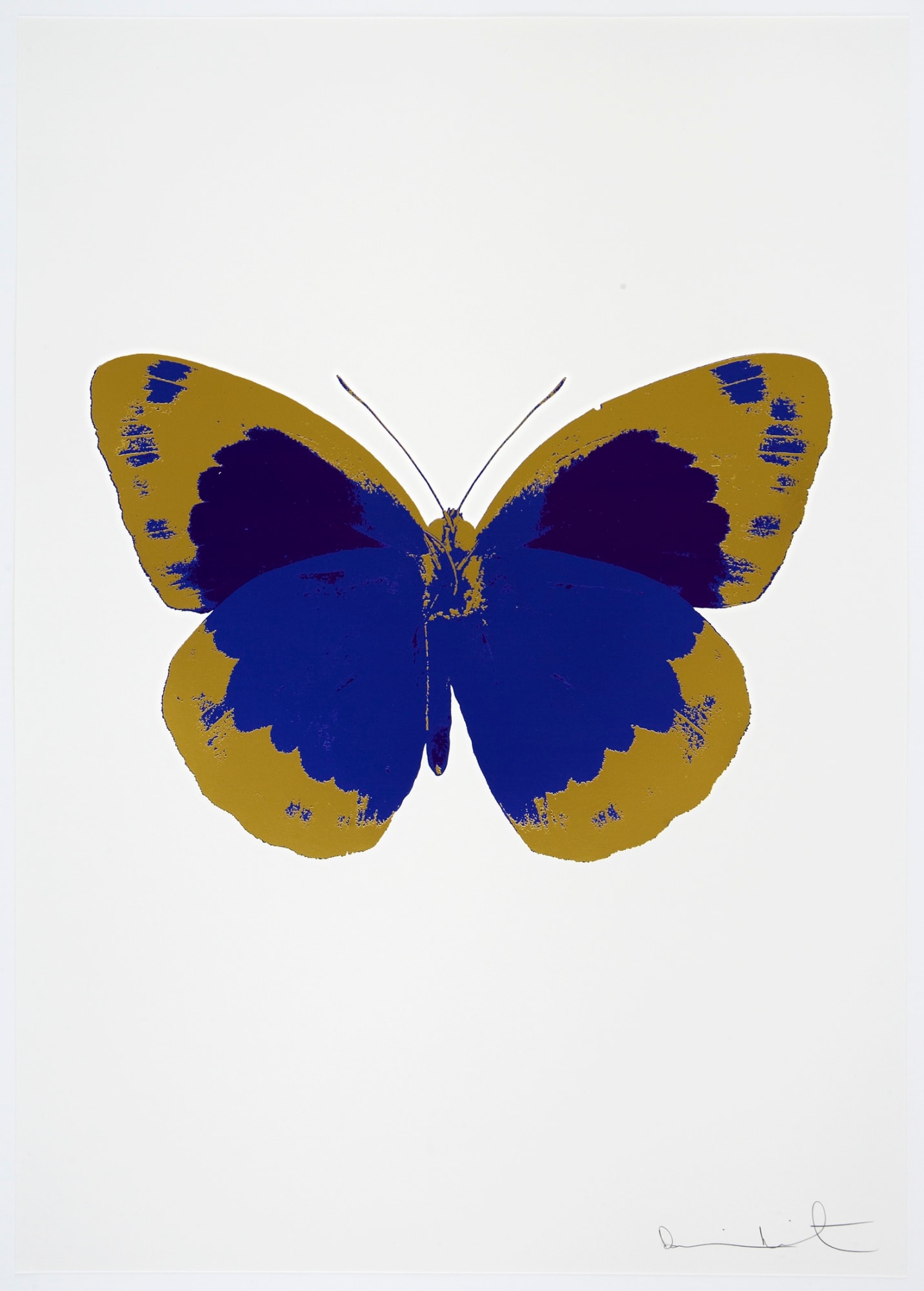 Damien Hirst, The Souls II - Westminster Blue/Oriental Gold/Imperial Purple, 2010
