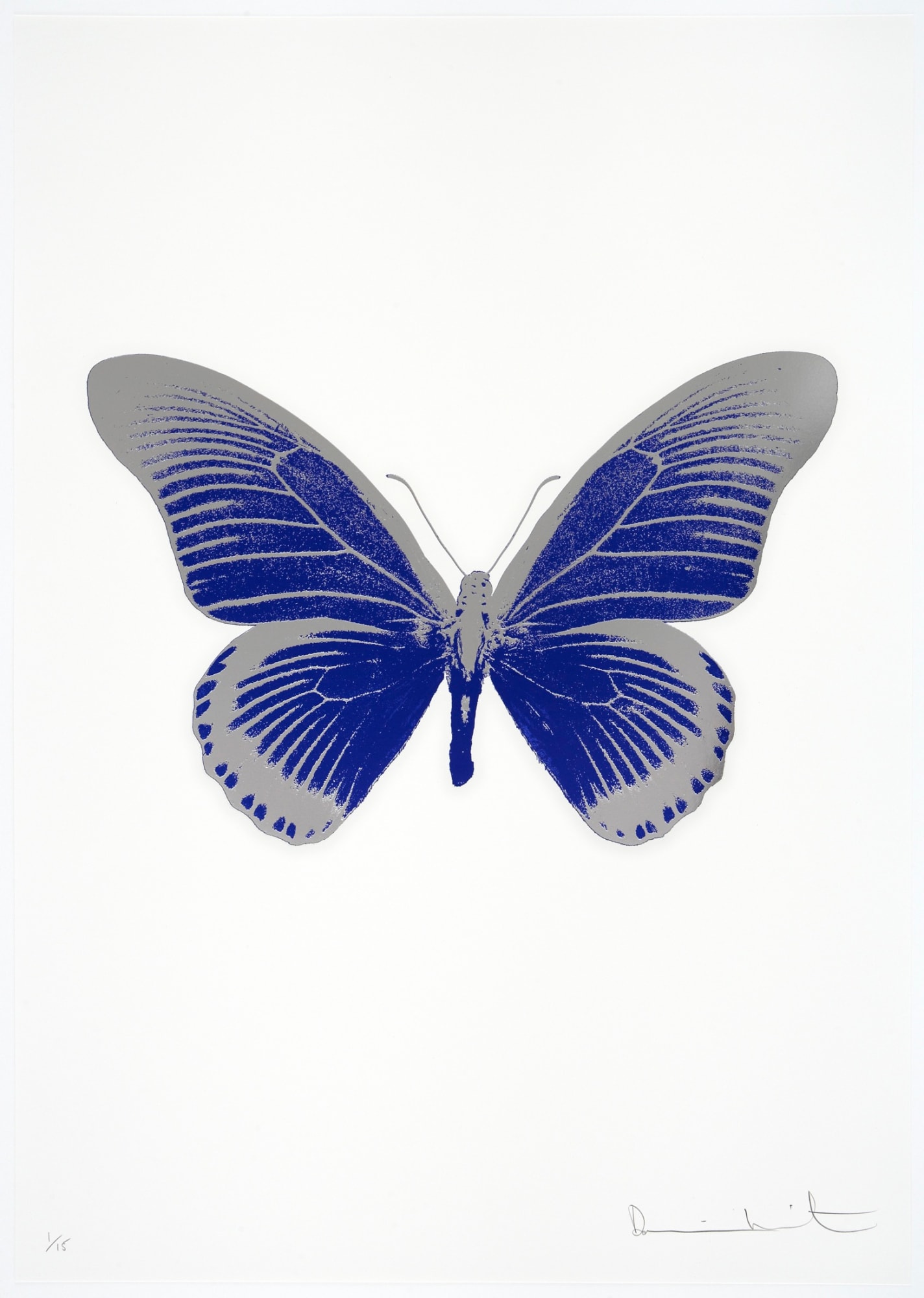 Damien Hirst, The Souls IV - Westminster Blue/Silver Gloss, 2010