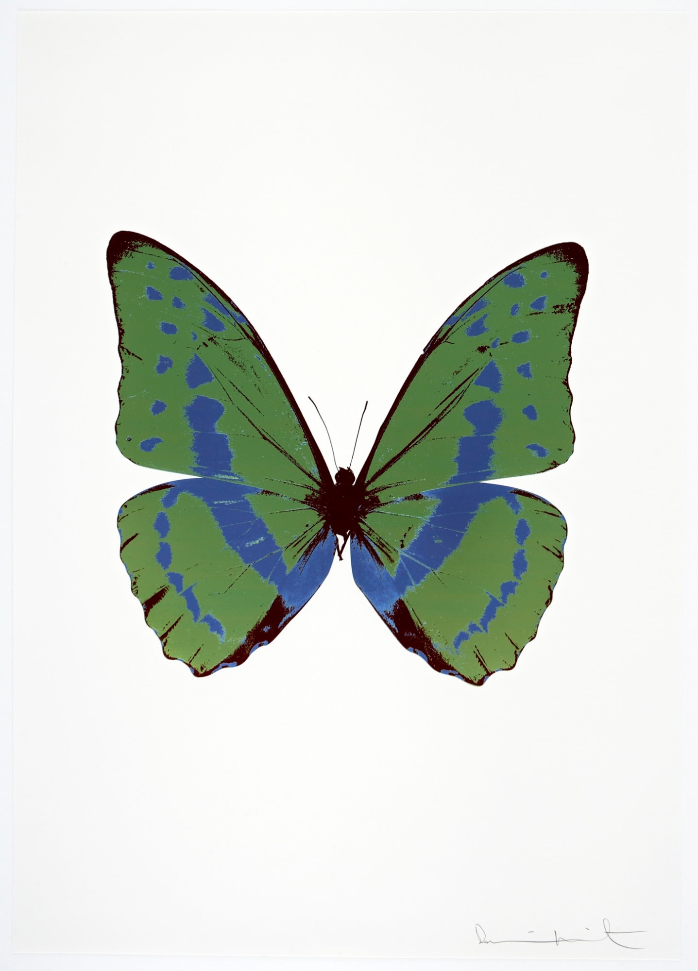 Damien Hirst, The Souls III - Leaf Green/Frost Blue/Burgundy, 2010