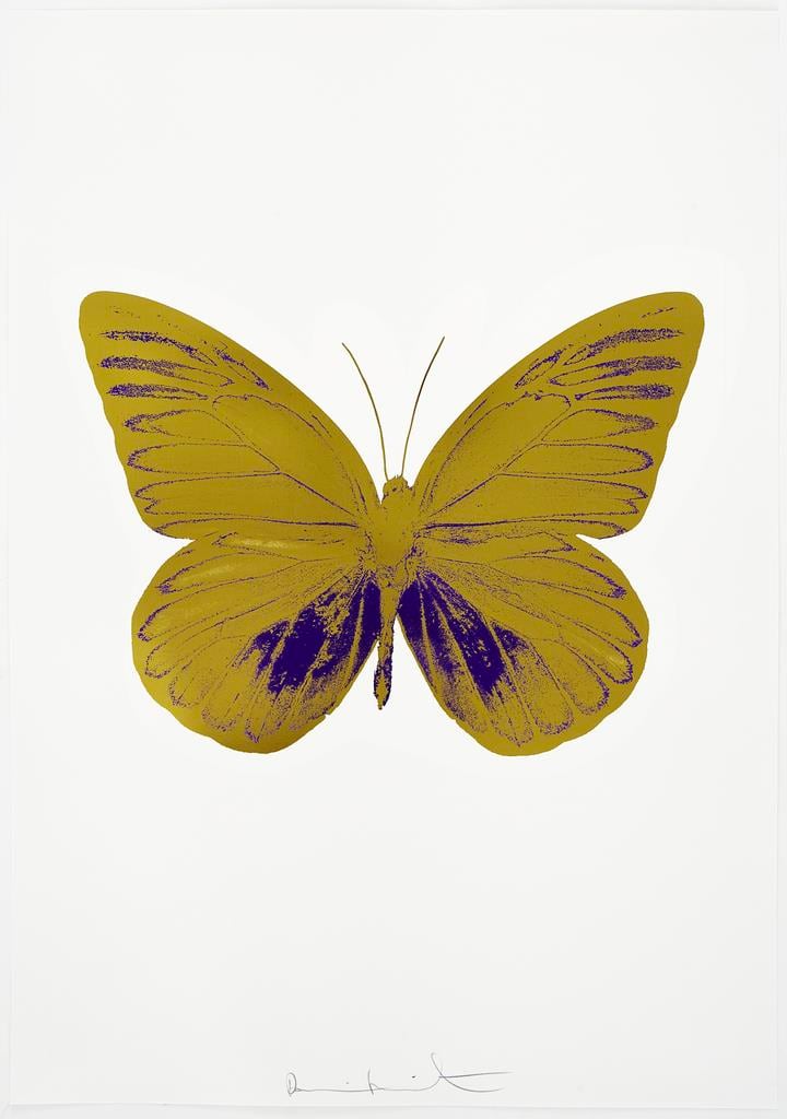 Damien Hirst, The Souls I - Oriental Gold/Imperial Purple, 2010