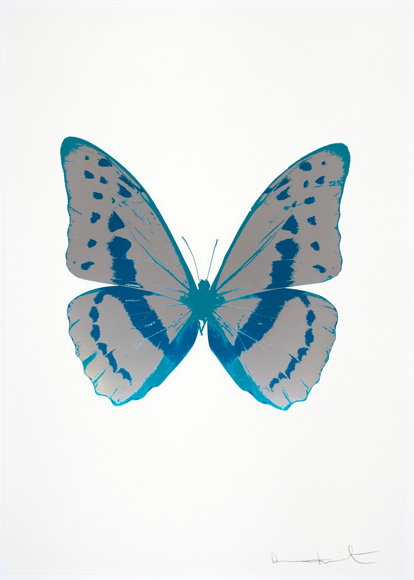 Damien Hirst, The Souls III - Silver Gloss/Turquoise/Topaz, 2010