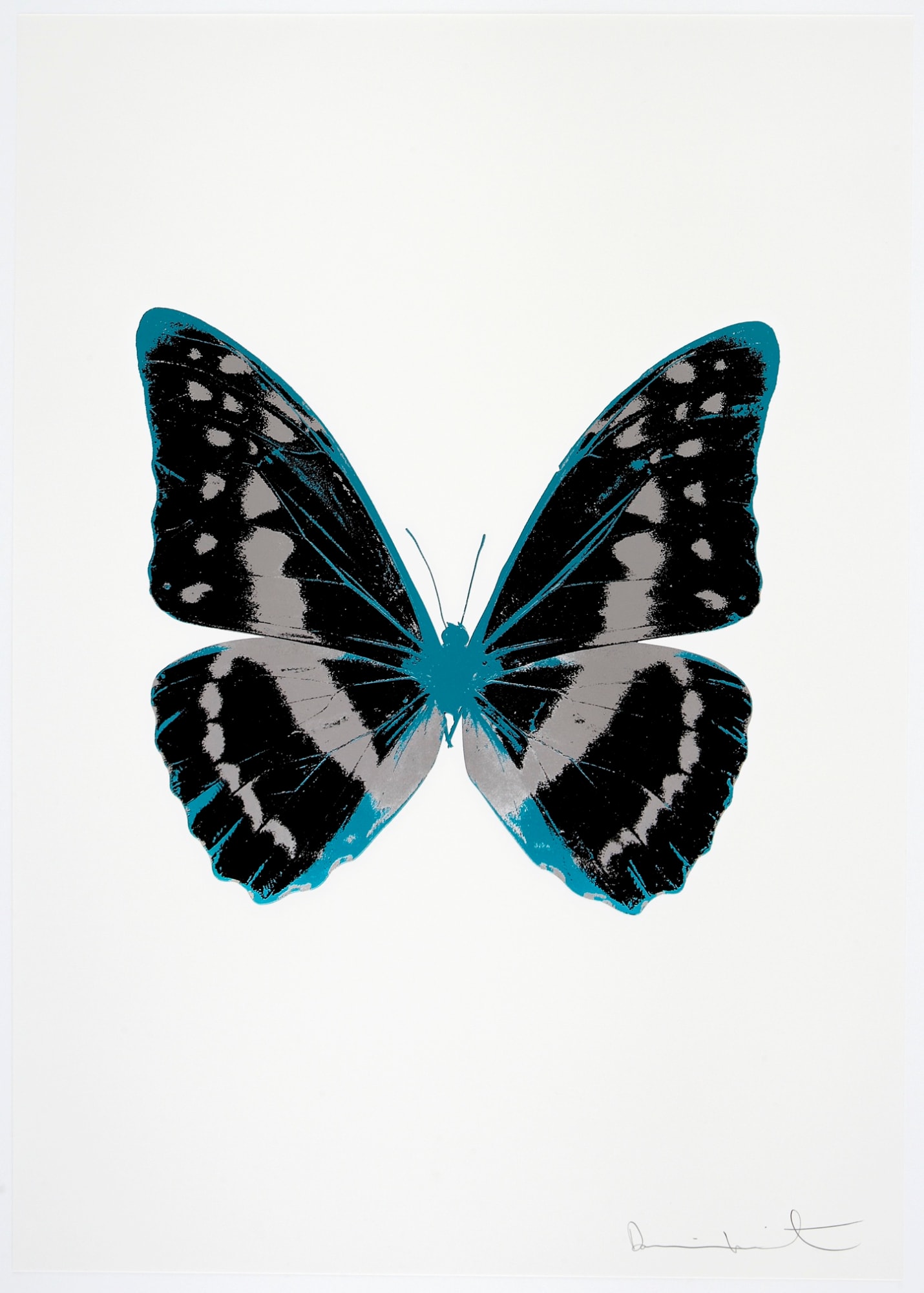 Damien Hirst, The Souls III - Raven Black/Silver Gloss/Topaz, 2010