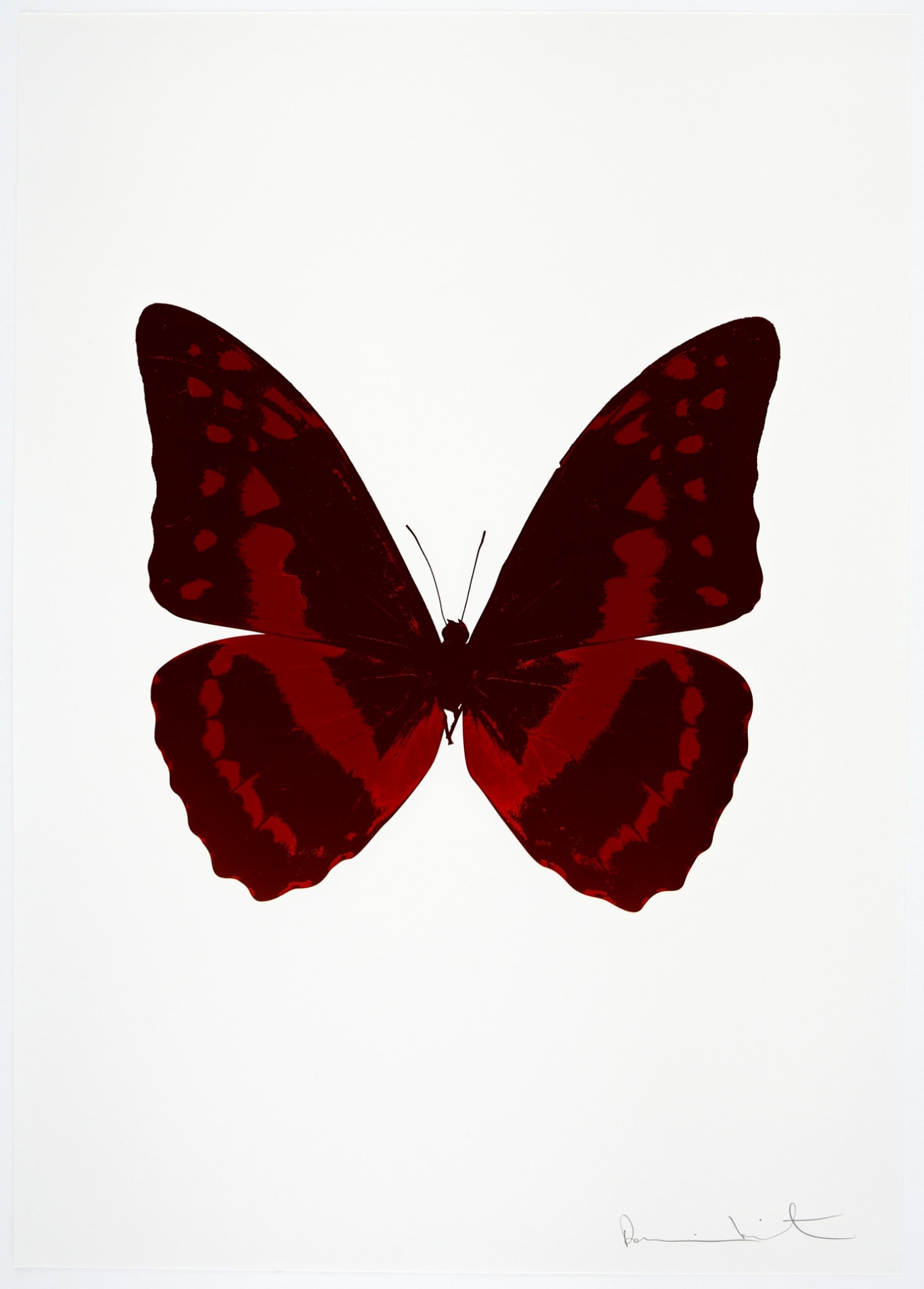 Damien Hirst, The Souls III - Burgundy/Chilli Red, 2010