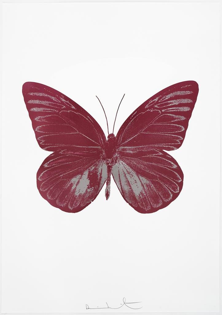 Damien Hirst, The Souls I - Loganberry Pink/Silver Gloss, 2010