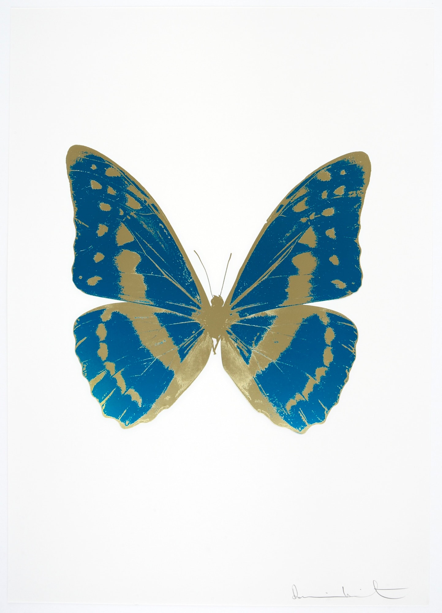 Damien Hirst, The Souls III - Turquoise/Cool Gold/Cool Gold, 2010