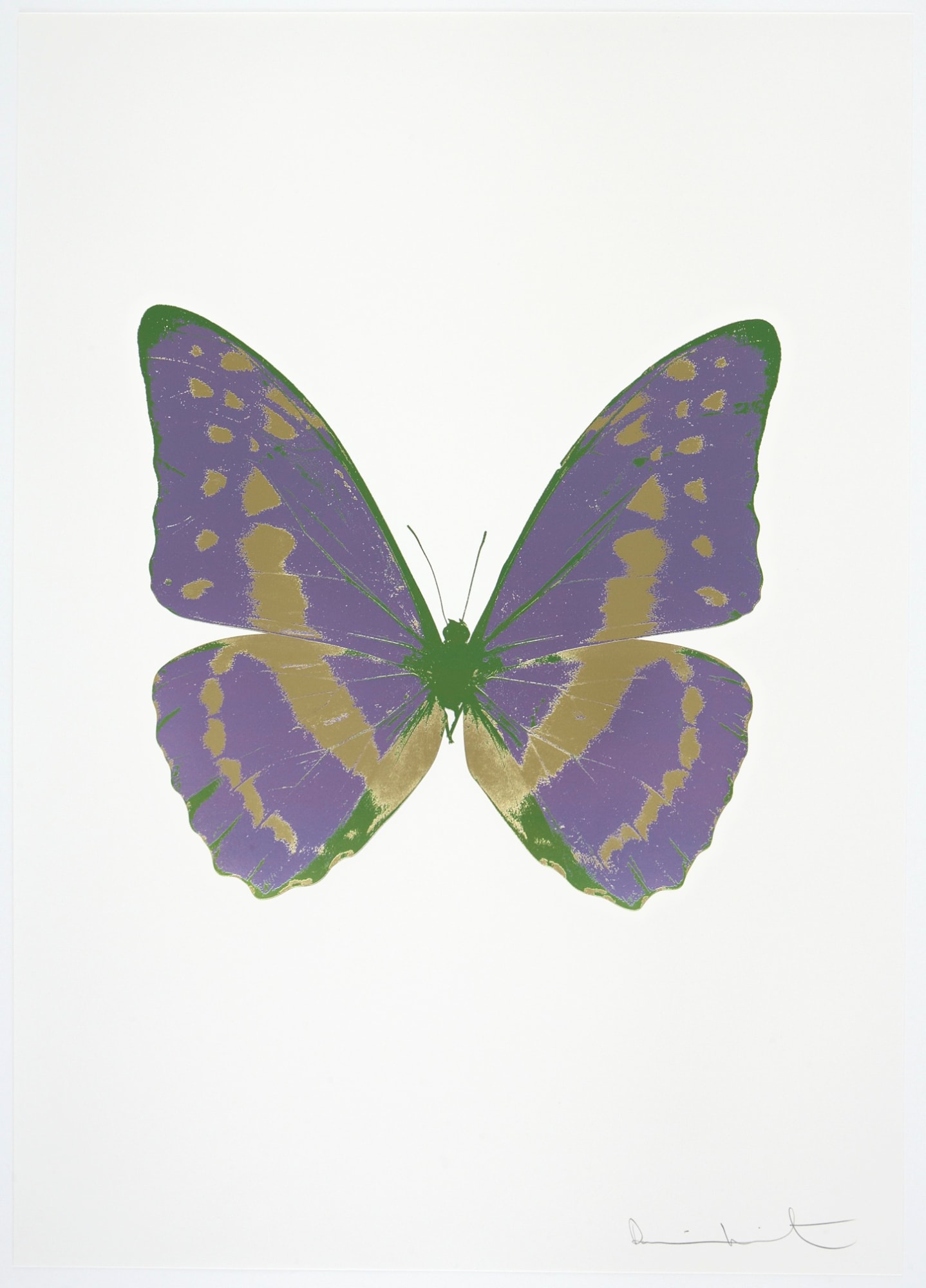 Damien Hirst, The Souls III - Aquarius/Cool Gold/Leaf Green, 2010