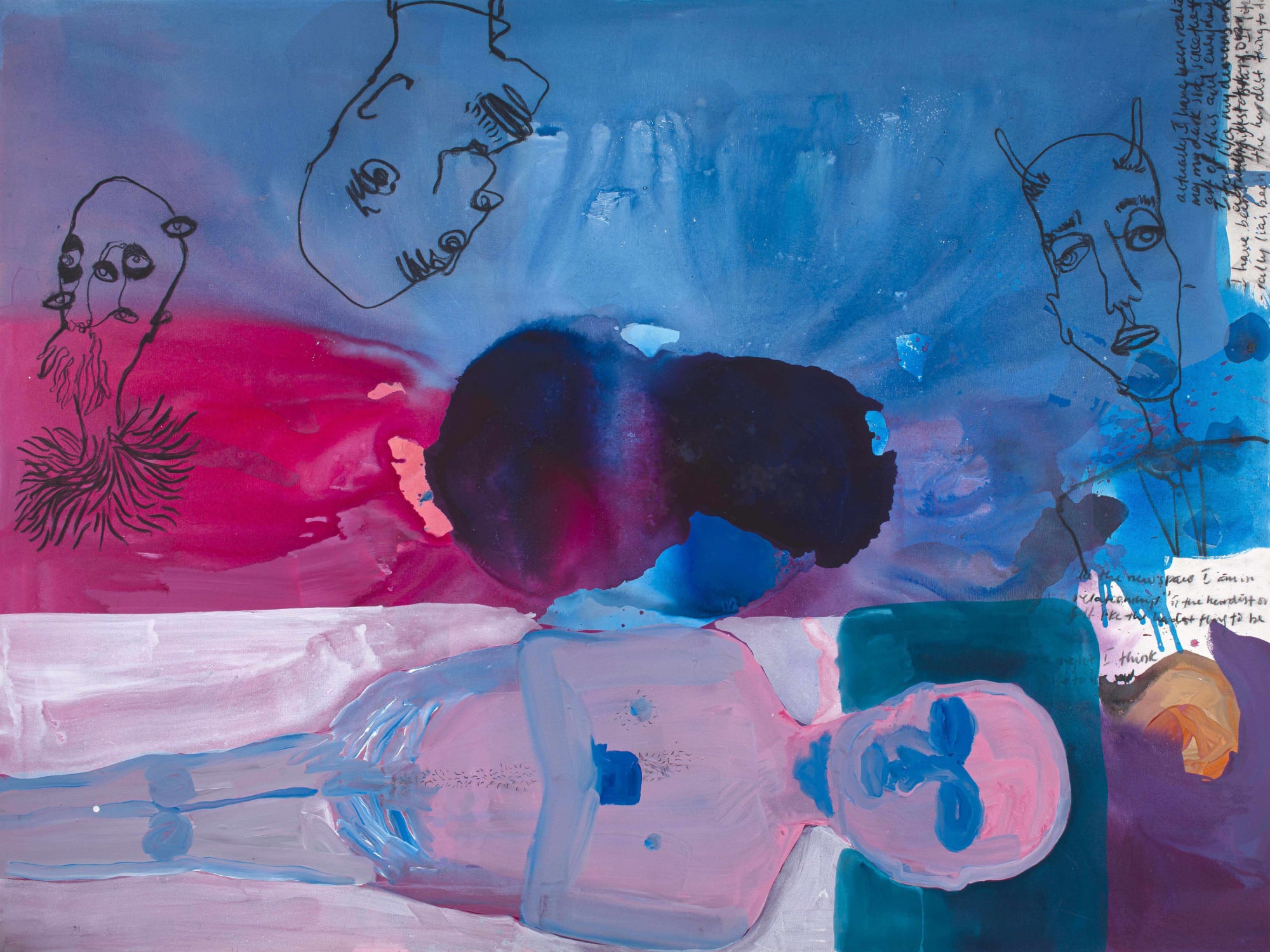 Banele Khoza, Falling to Sleep, 2017-18