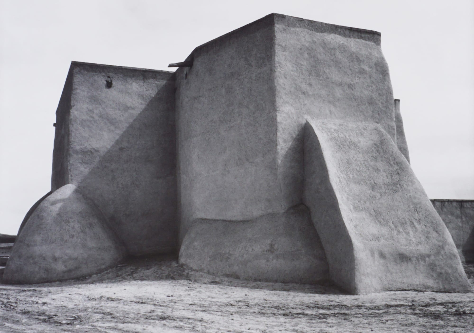 Ansel Adams, Church at Ranchos de Taos, New Mexico, 1930 (Printed 1977)