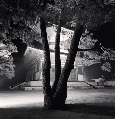 Michael Kenna, Daito Pagoda, Garan, Koyasan, Japan., 2006