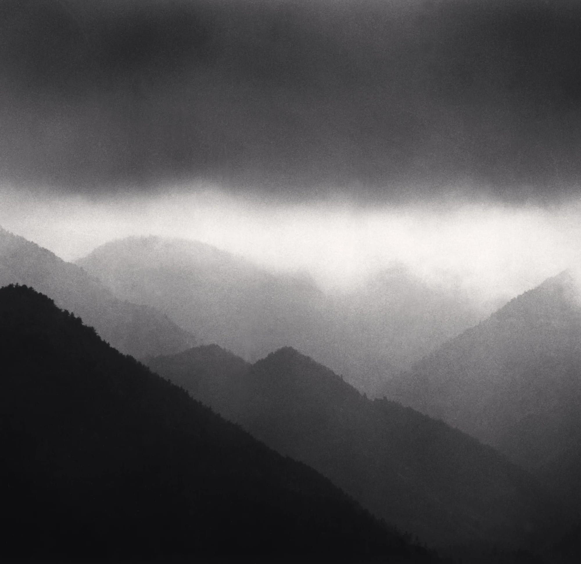 Michael Kenna, Mountain Rains, Shiga, Honshu, Japan, 2002